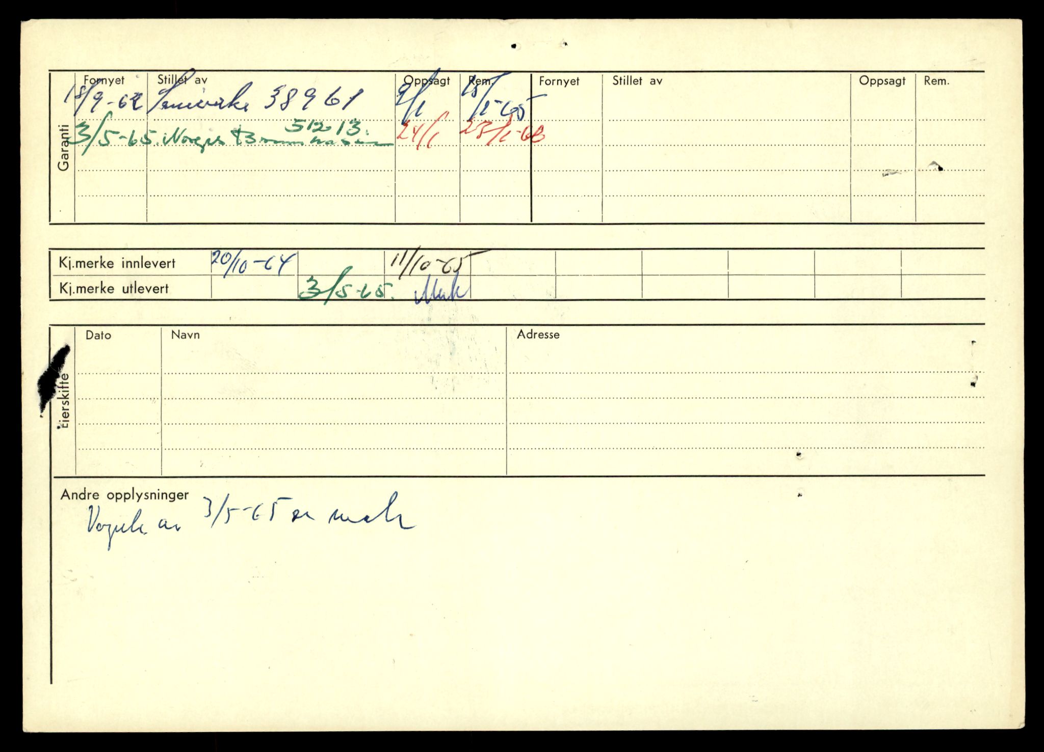 Møre og Romsdal vegkontor - Ålesund trafikkstasjon, AV/SAT-A-4099/F/Fe/L0036: Registreringskort for kjøretøy T 12831 - T 13030, 1927-1998, p. 1442