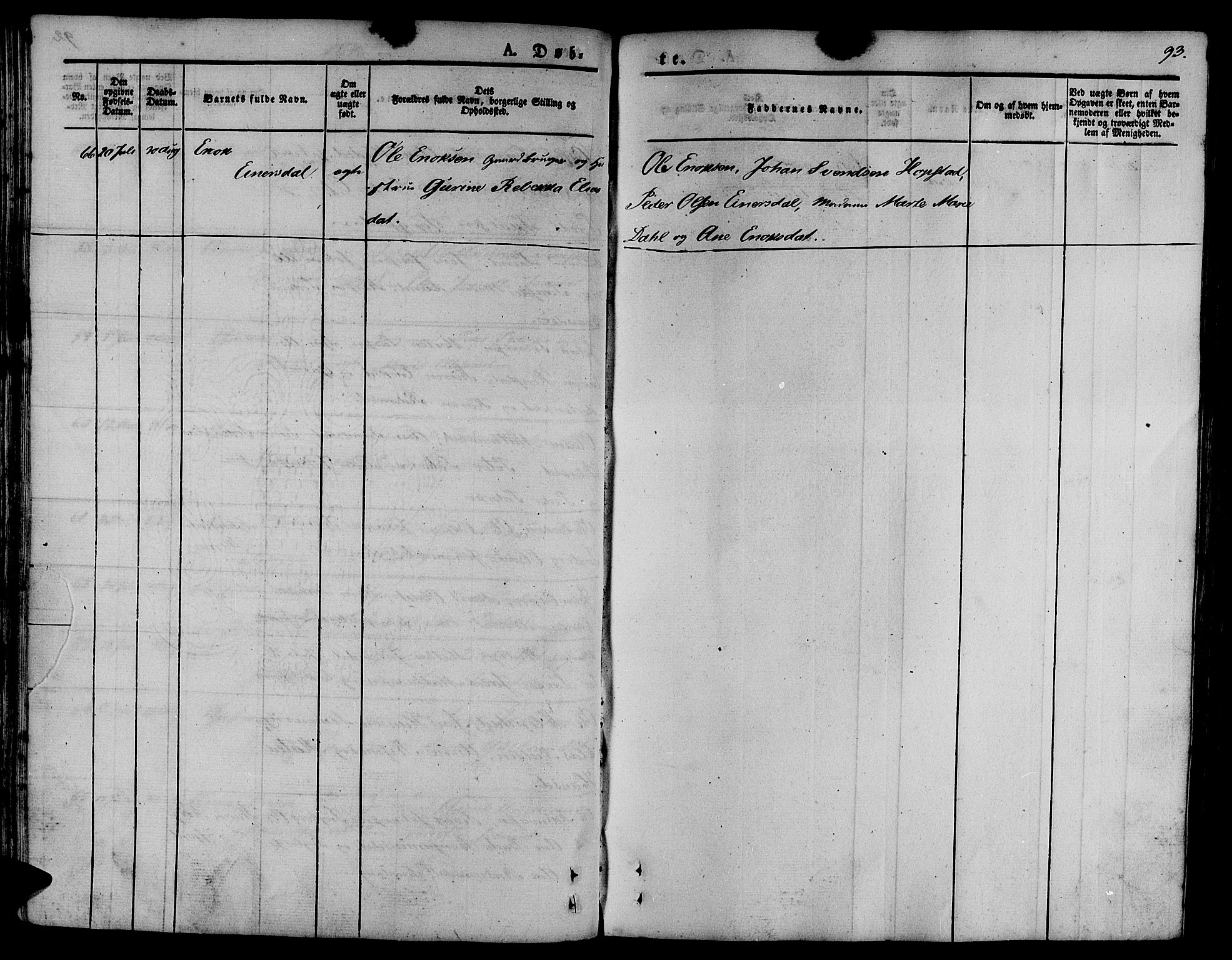 Ministerialprotokoller, klokkerbøker og fødselsregistre - Sør-Trøndelag, AV/SAT-A-1456/657/L0703: Parish register (official) no. 657A04, 1831-1846, p. 93