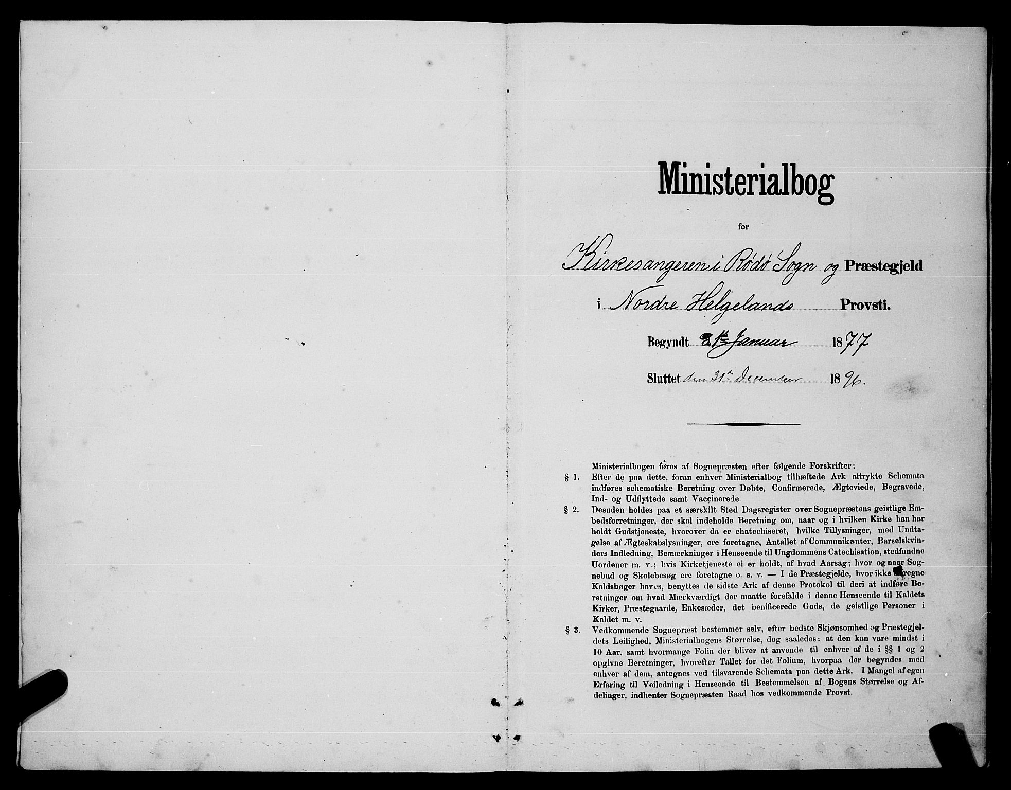 Ministerialprotokoller, klokkerbøker og fødselsregistre - Nordland, SAT/A-1459/841/L0620: Parish register (copy) no. 841C04, 1877-1896