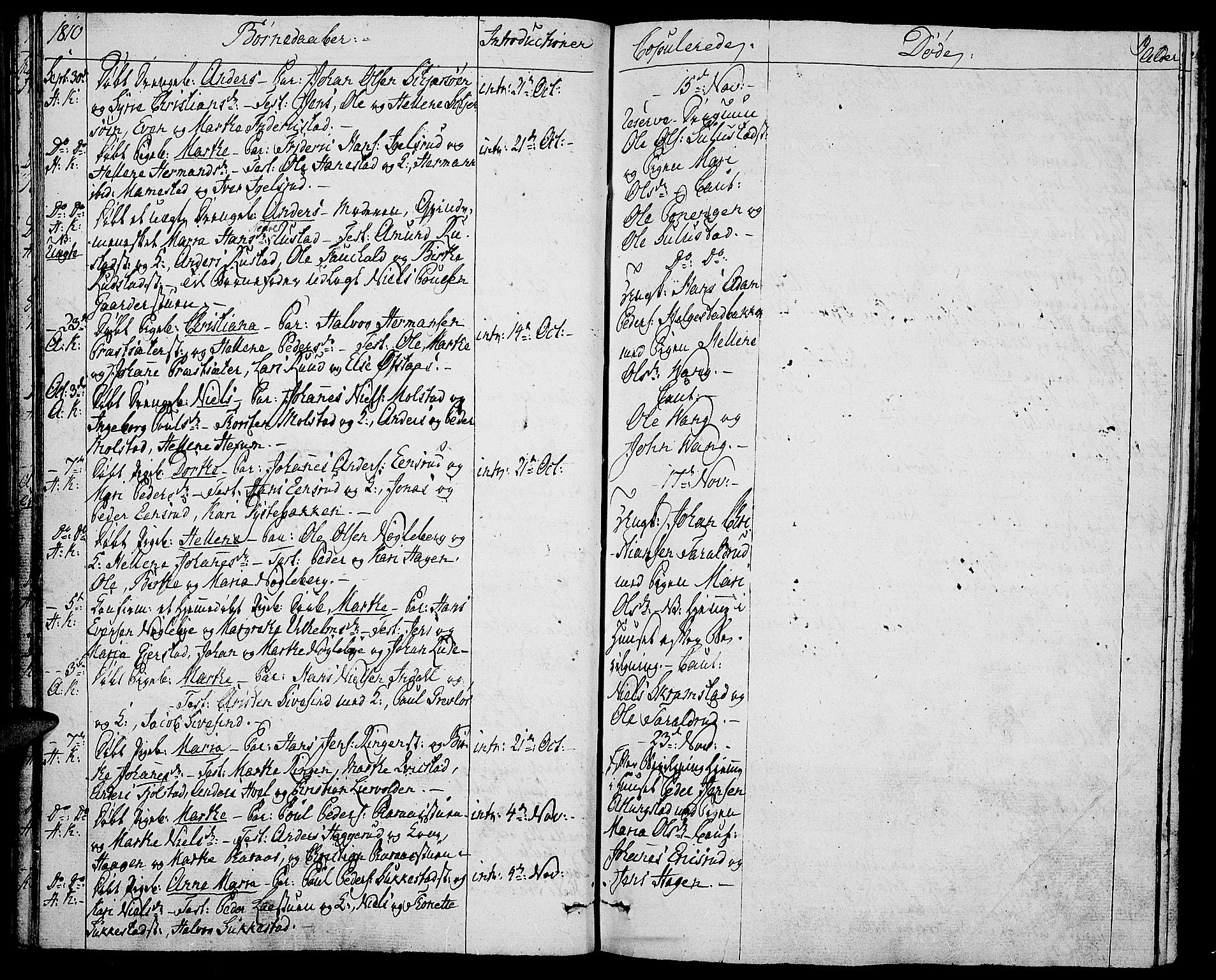 Toten prestekontor, AV/SAH-PREST-102/H/Ha/Haa/L0008: Parish register (official) no. 8, 1809-1814, p. 19