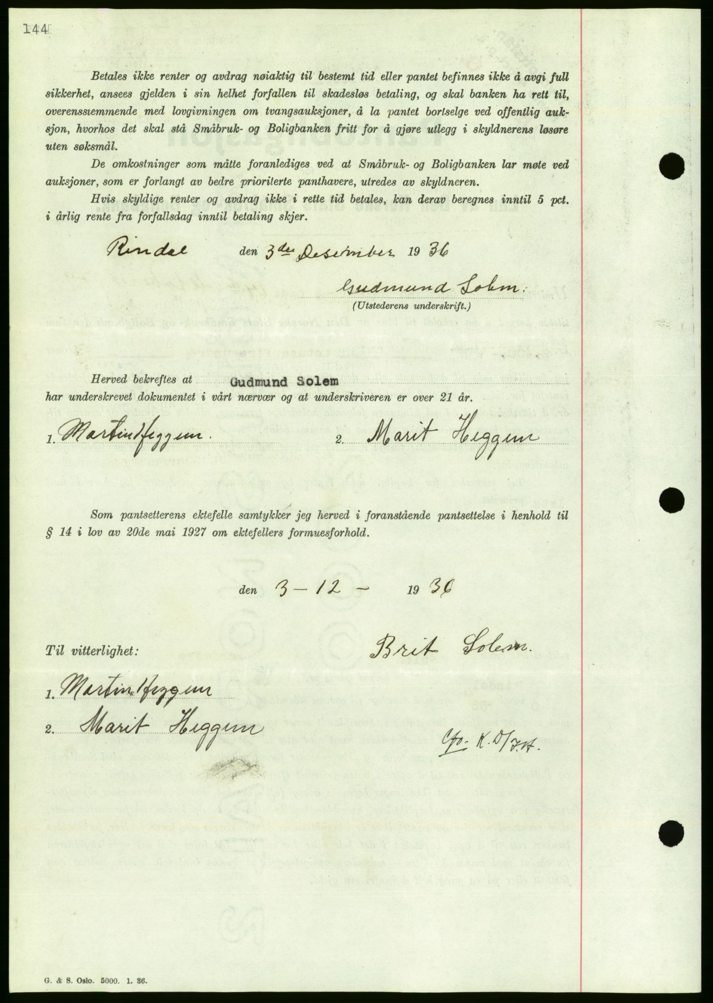 Nordmøre sorenskriveri, AV/SAT-A-4132/1/2/2Ca/L0091: Mortgage book no. B81, 1937-1937, Diary no: : 787/1937