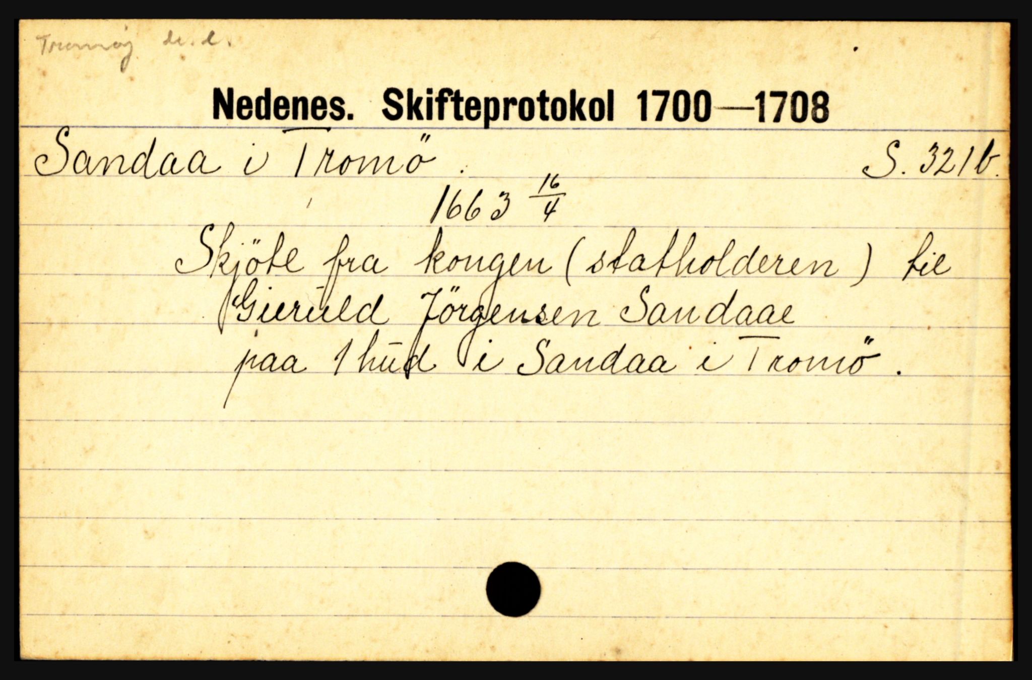 Nedenes sorenskriveri før 1824, AV/SAK-1221-0007/H, p. 25975