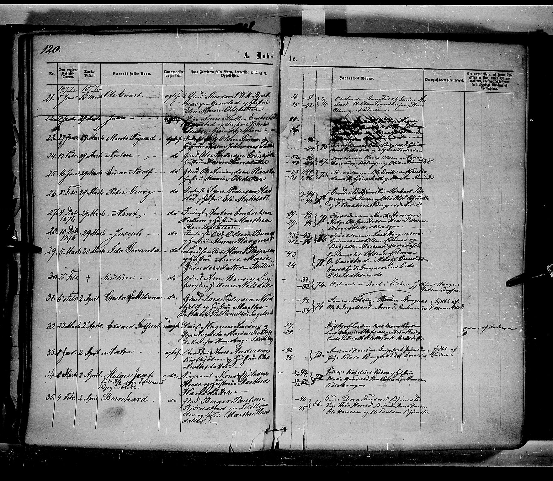 Eidskog prestekontor, AV/SAH-PREST-026/H/Ha/Haa/L0002: Parish register (official) no. 2, 1867-1878, p. 120