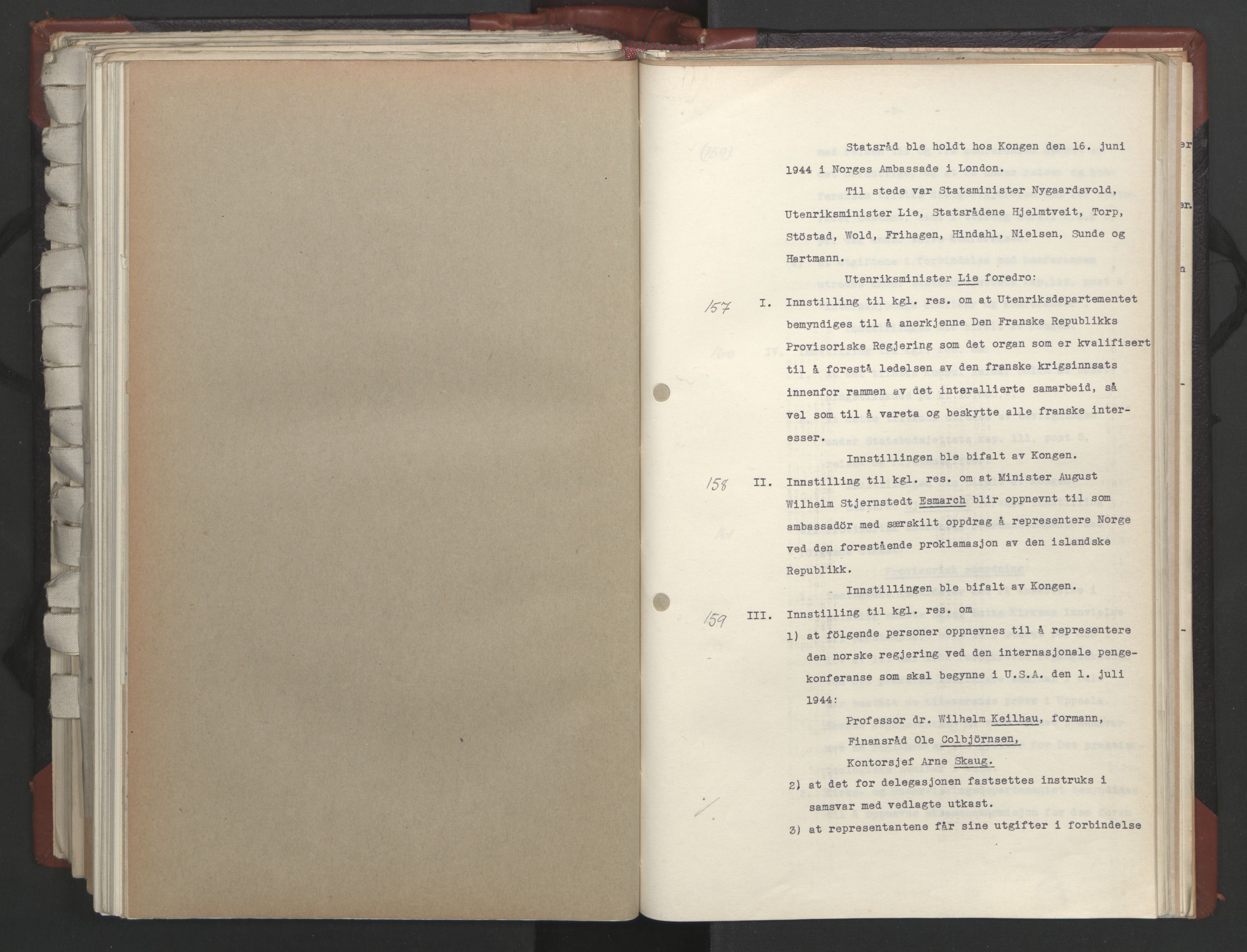 Statsrådssekretariatet, RA/S-1001/A/Ac/L0124: Kgl. res. 14/1-30/6, 1944, p. 426