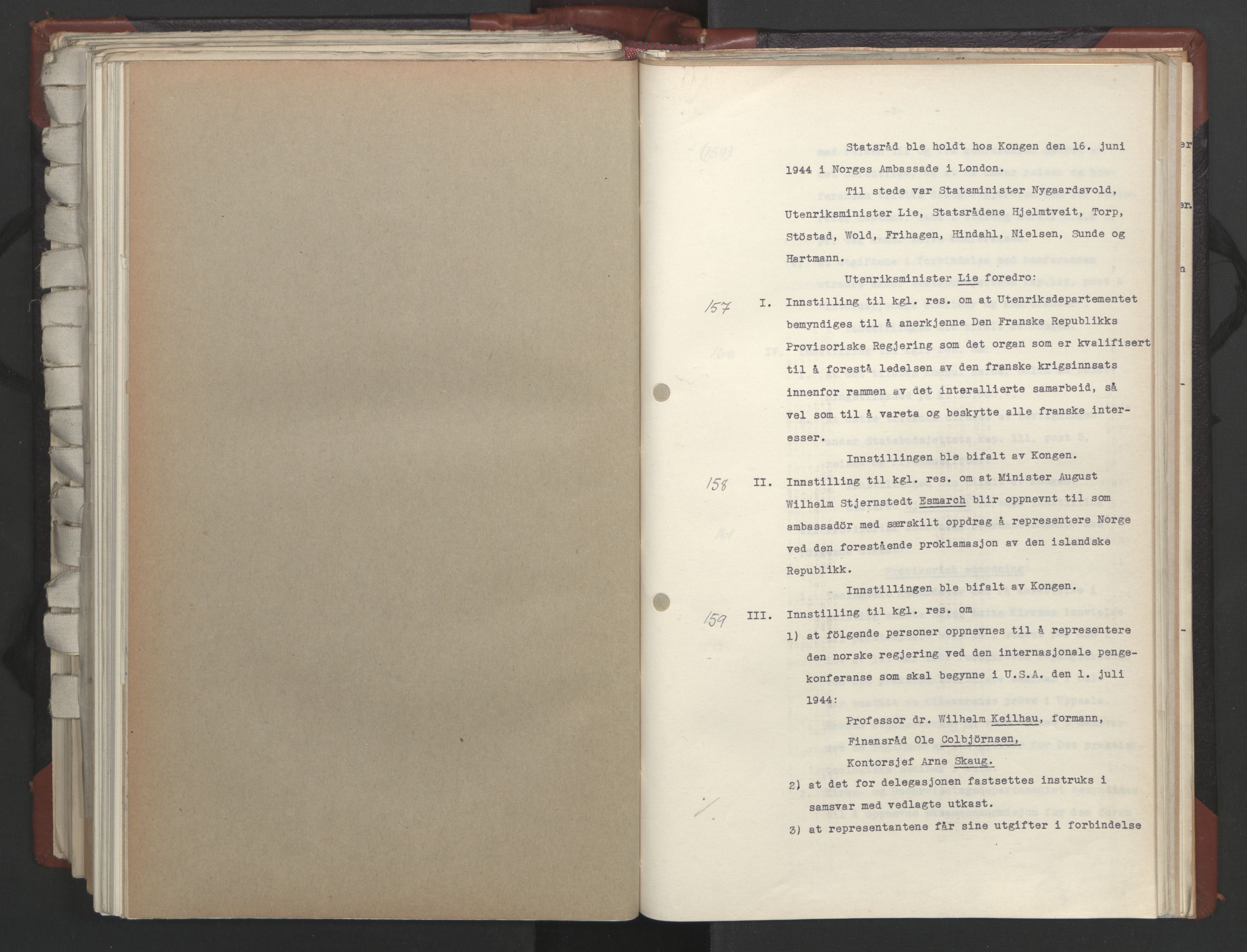 Statsrådssekretariatet, AV/RA-S-1001/A/Ac/L0124: Kgl. res. 14/1-30/6, 1944, p. 426