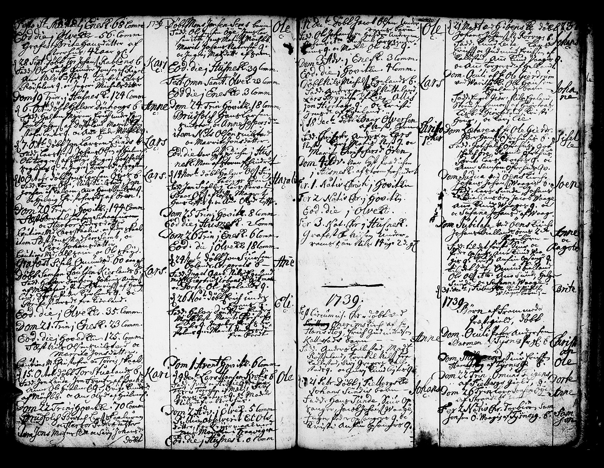 Kvinnherad sokneprestembete, SAB/A-76401/H/Haa: Parish register (official) no. A 2, 1710-1753, p. 236-237