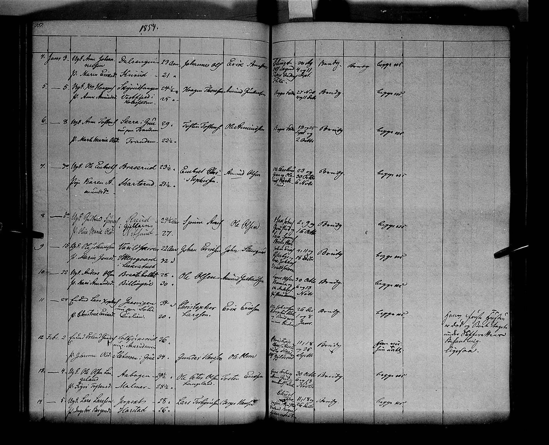 Vinger prestekontor, AV/SAH-PREST-024/H/Ha/Haa/L0009: Parish register (official) no. 9, 1847-1855, p. 351