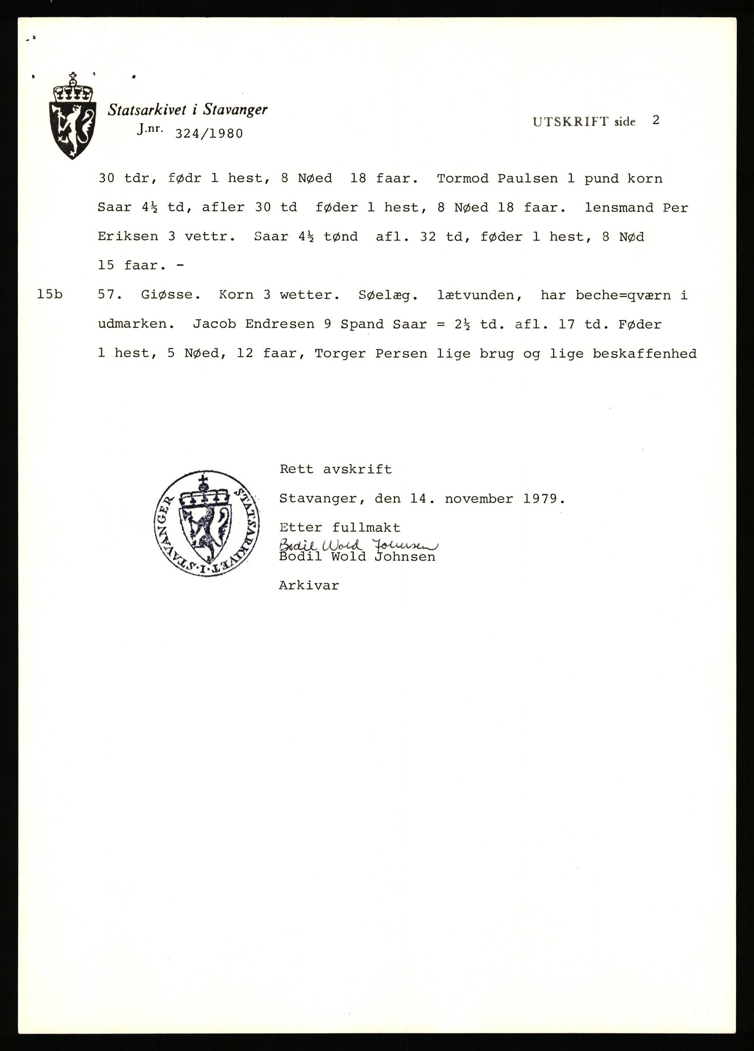 Statsarkivet i Stavanger, AV/SAST-A-101971/03/Y/Yj/L0022: Avskrifter sortert etter gårdsnavn: Foss - Frøiland i Hetland, 1750-1930, p. 133