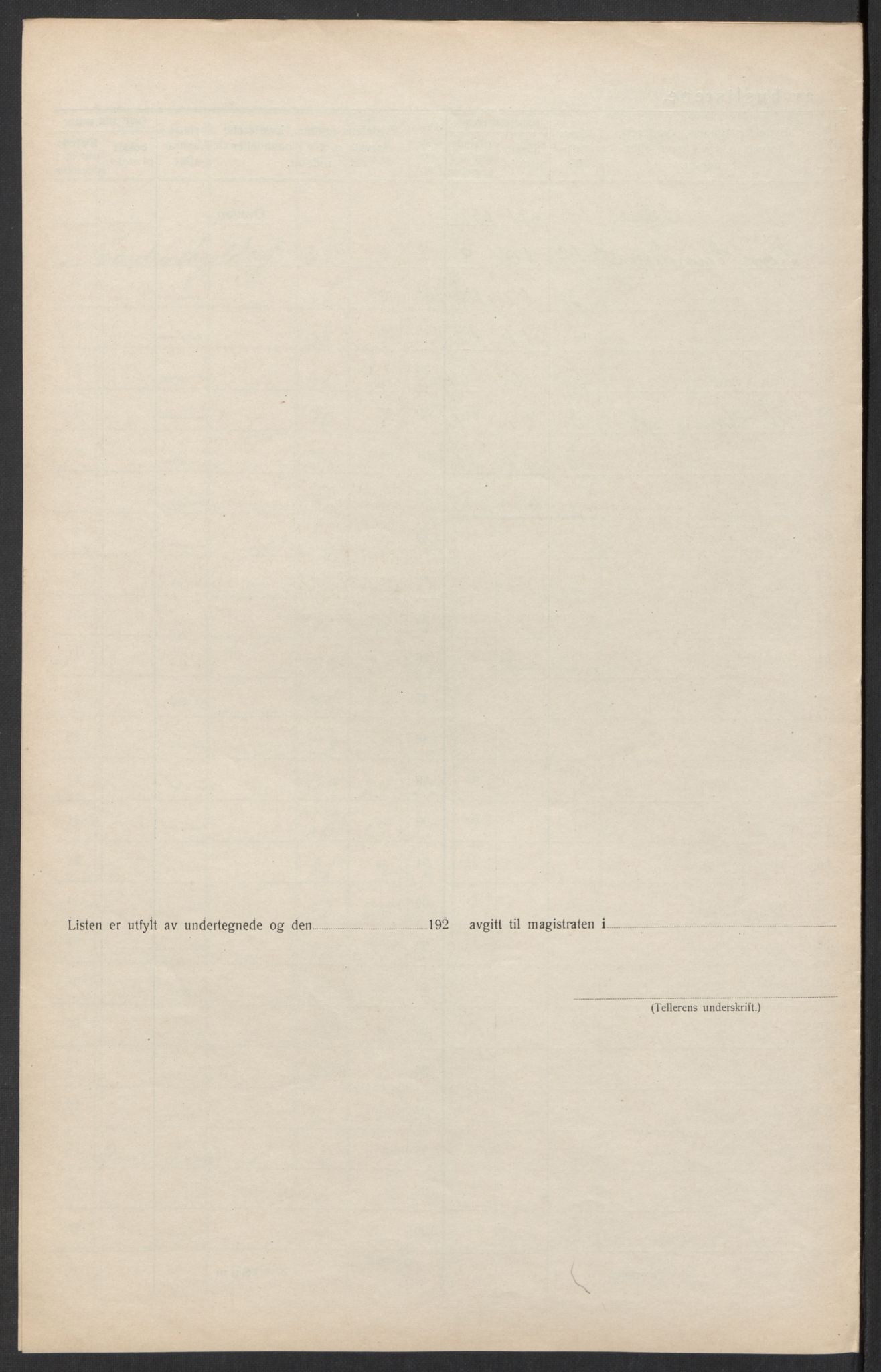 SAK, 1920 census for Kristiansand, 1920, p. 130