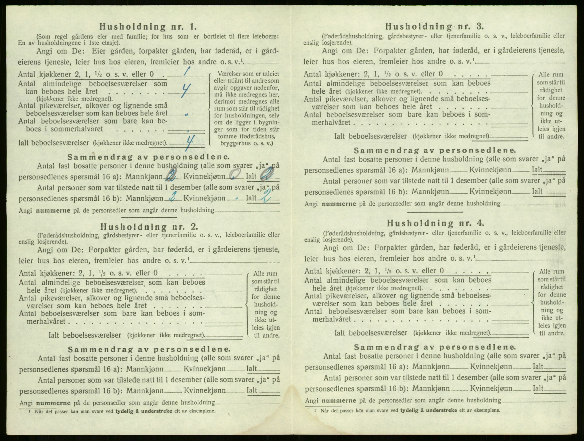 SAKO, 1920 census for Våle, 1920, p. 392