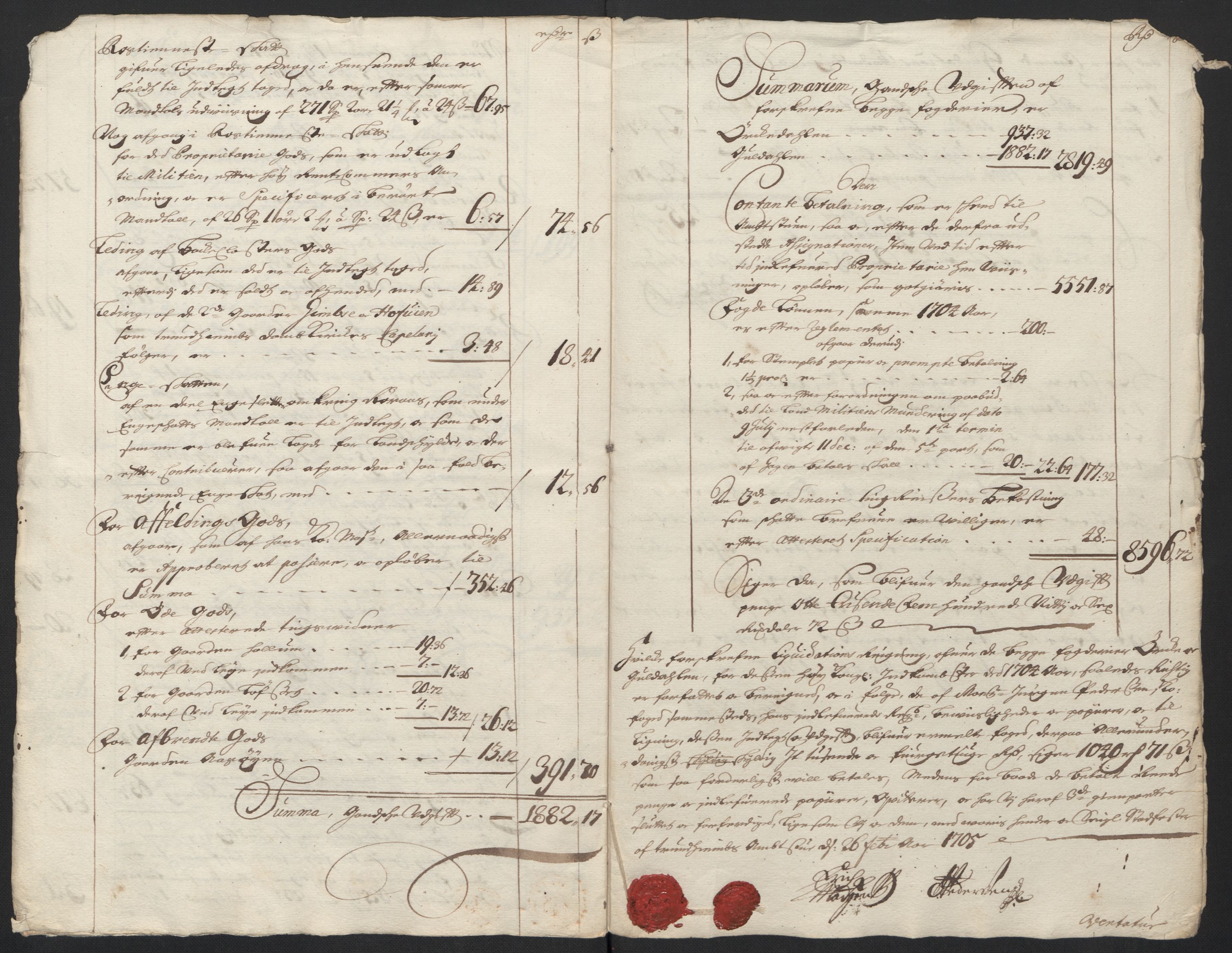 Rentekammeret inntil 1814, Reviderte regnskaper, Fogderegnskap, AV/RA-EA-4092/R60/L3954: Fogderegnskap Orkdal og Gauldal, 1704, p. 24