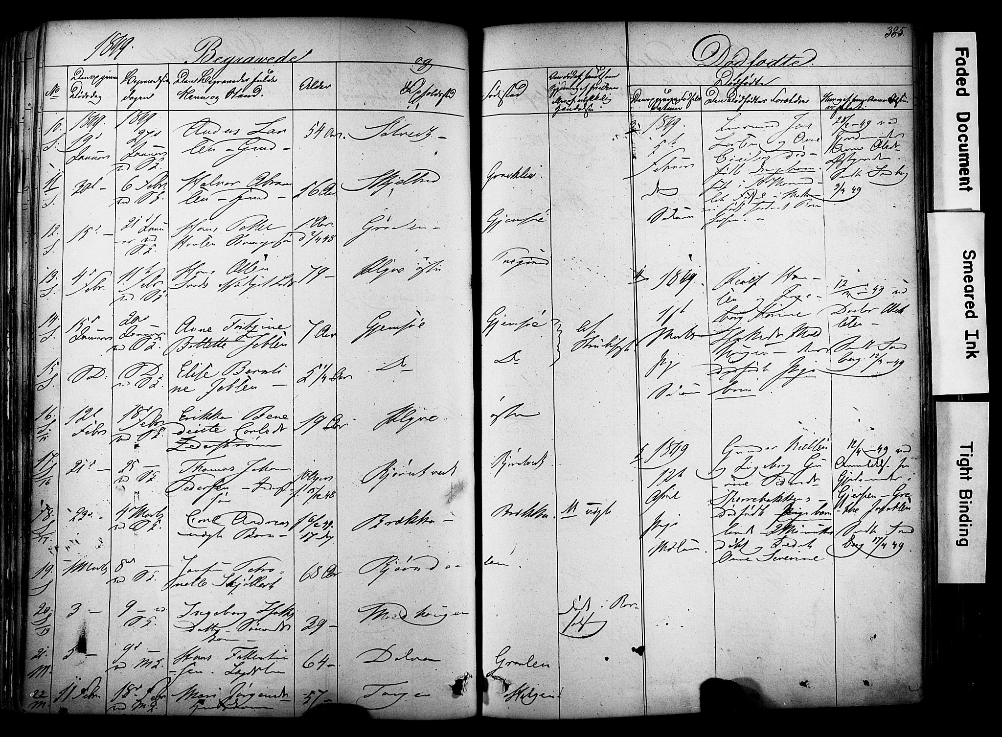 Solum kirkebøker, AV/SAKO-A-306/F/Fa/L0006: Parish register (official) no. I 6, 1844-1855, p. 385