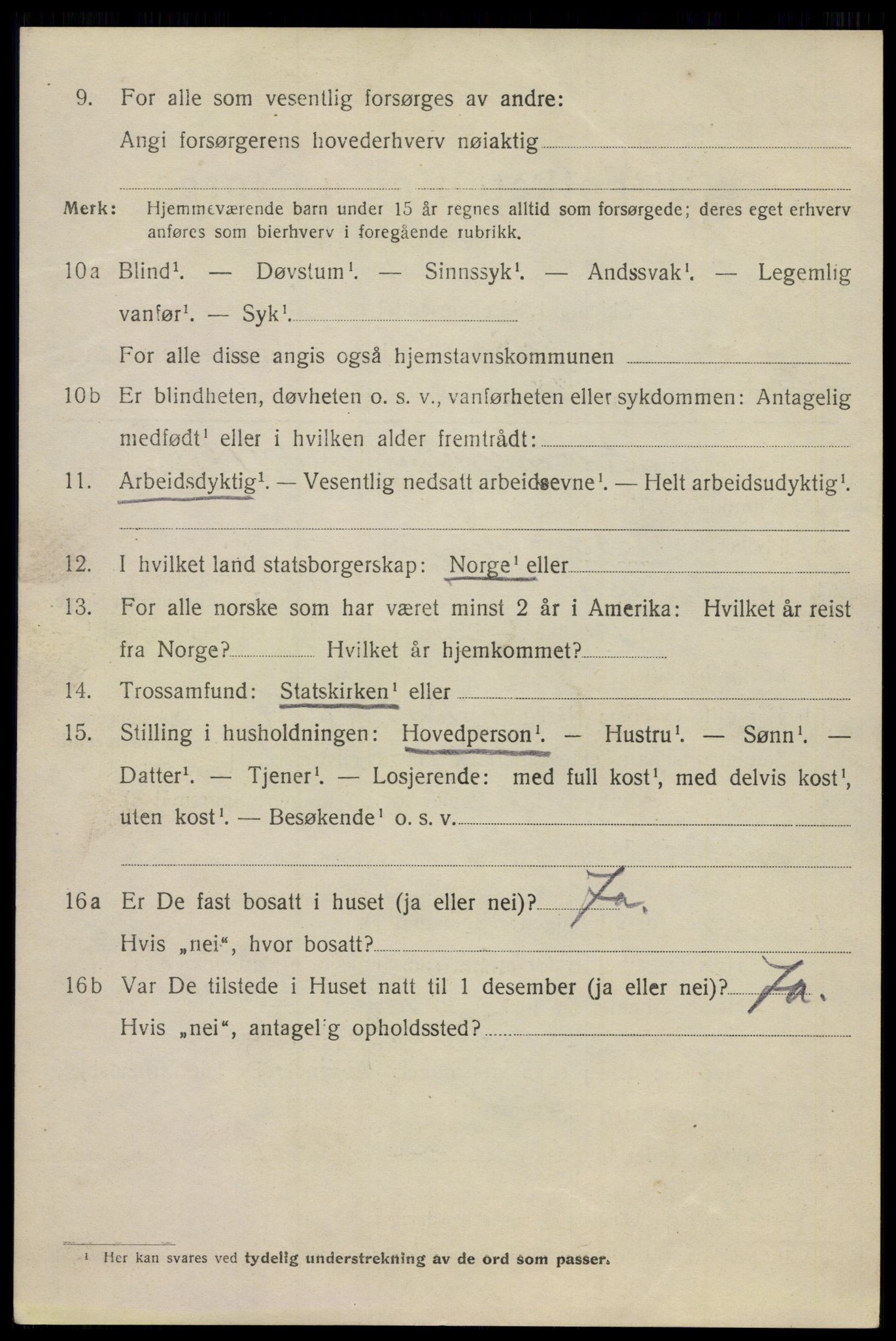 SAO, 1920 census for Drøbak, 1920, p. 4390