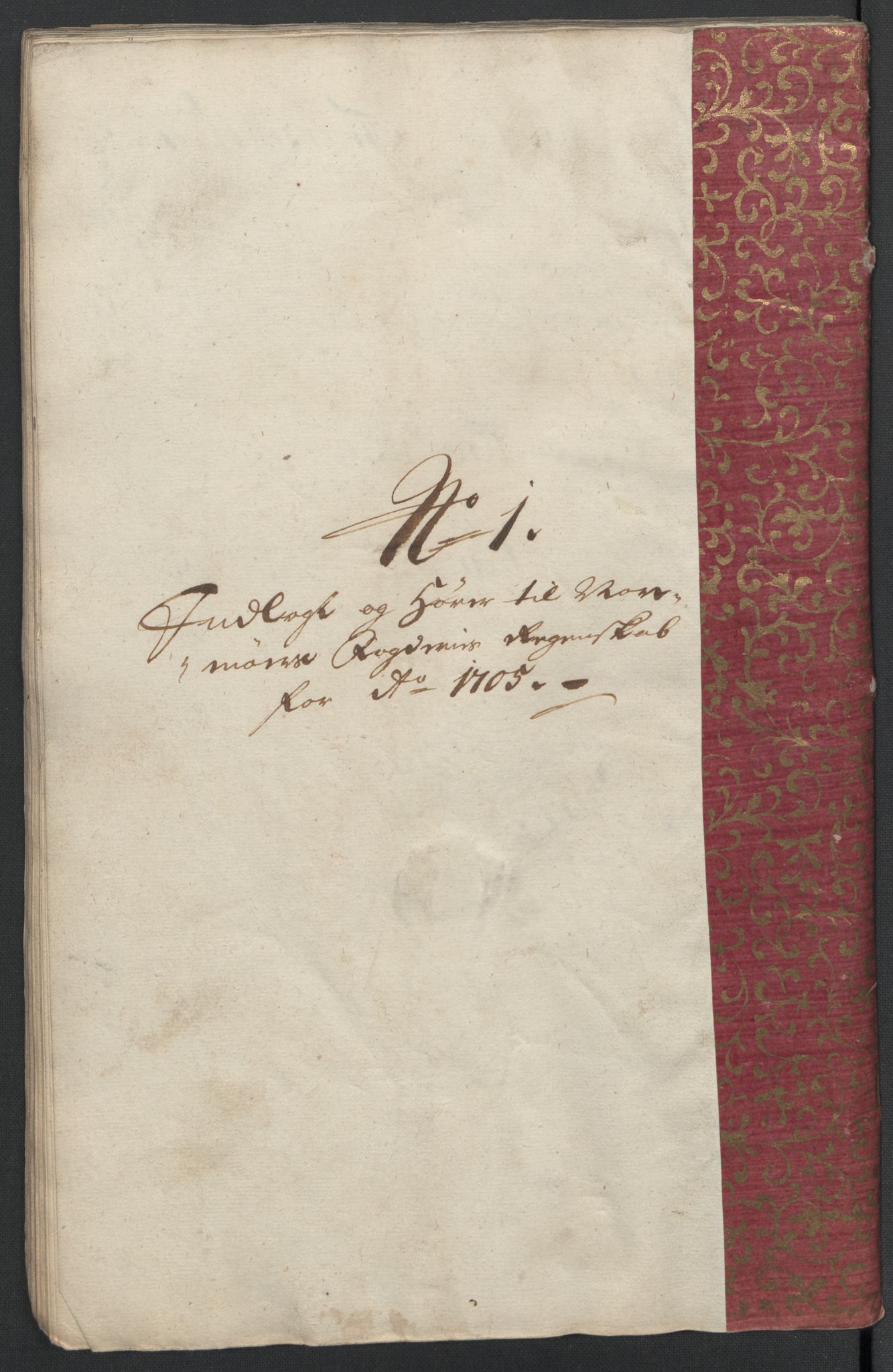 Rentekammeret inntil 1814, Reviderte regnskaper, Fogderegnskap, RA/EA-4092/R56/L3741: Fogderegnskap Nordmøre, 1705, p. 69