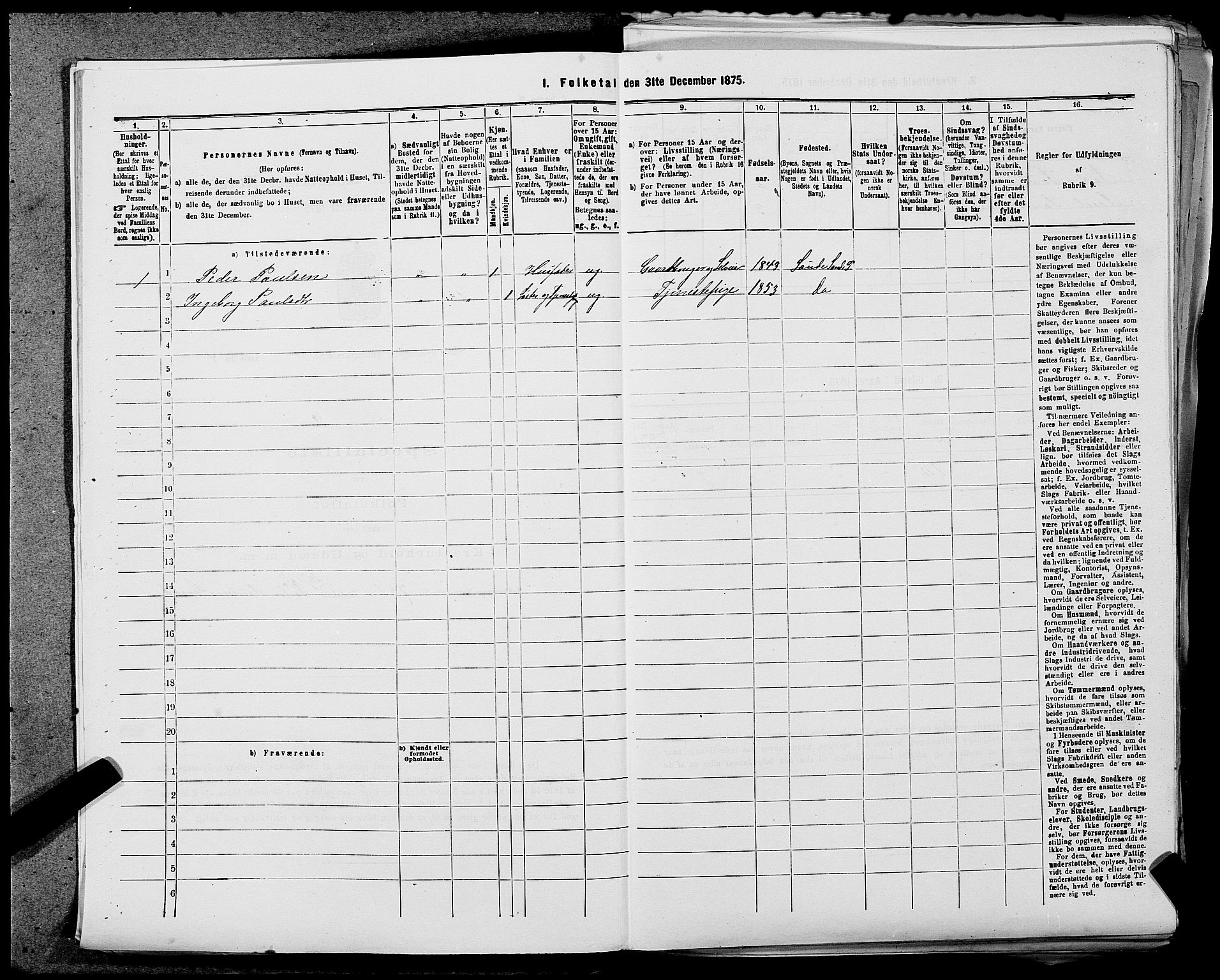 SAST, 1875 census for 1136P Sand, 1875, p. 1016