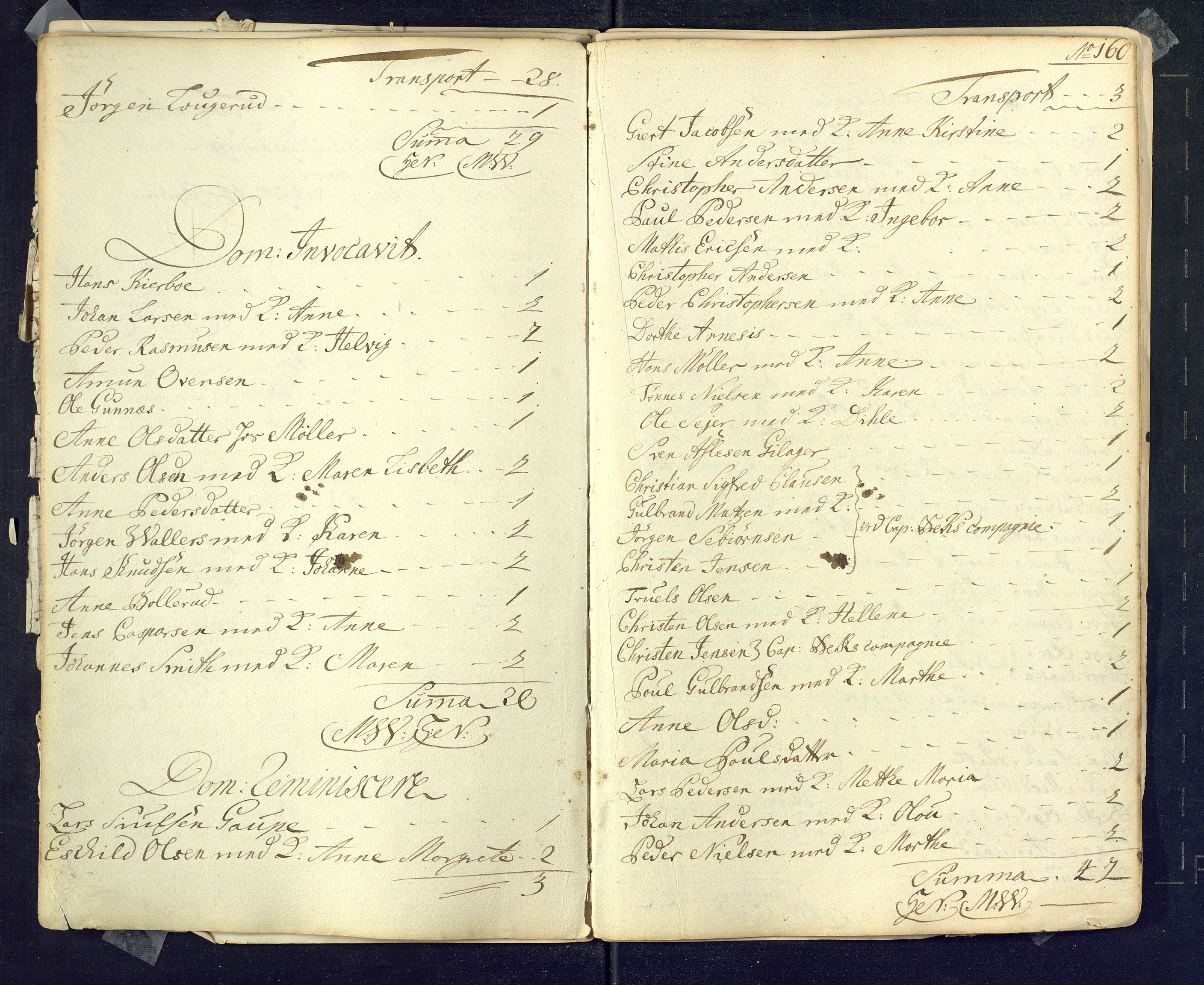 Kongsberg kirkebøker, AV/SAKO-A-22/M/Ma/L0001: Communicants register no. 1, 1731-1739, p. 160