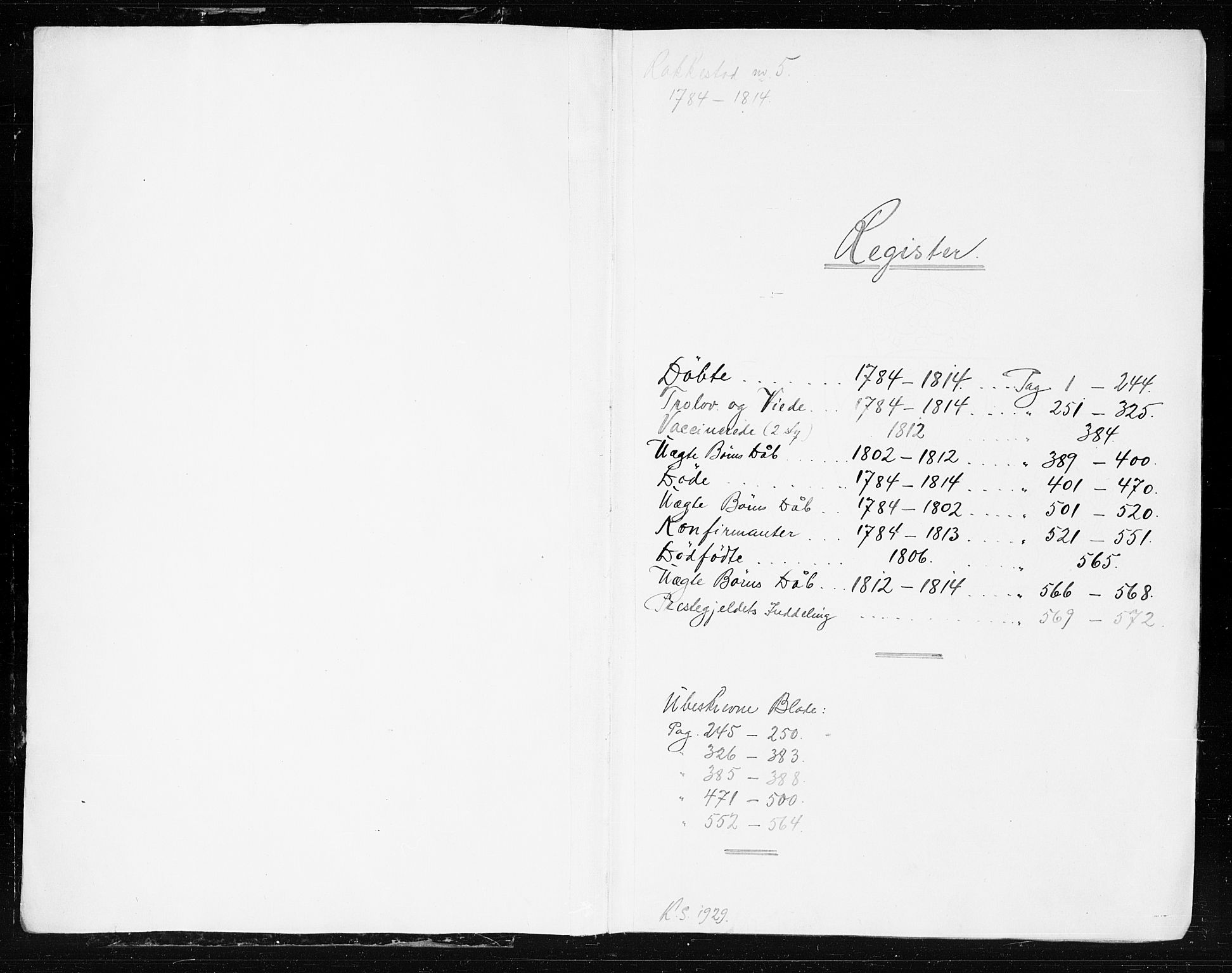 Rakkestad prestekontor Kirkebøker, SAO/A-2008/F/Fa/L0005: Parish register (official) no. I 5, 1784-1814