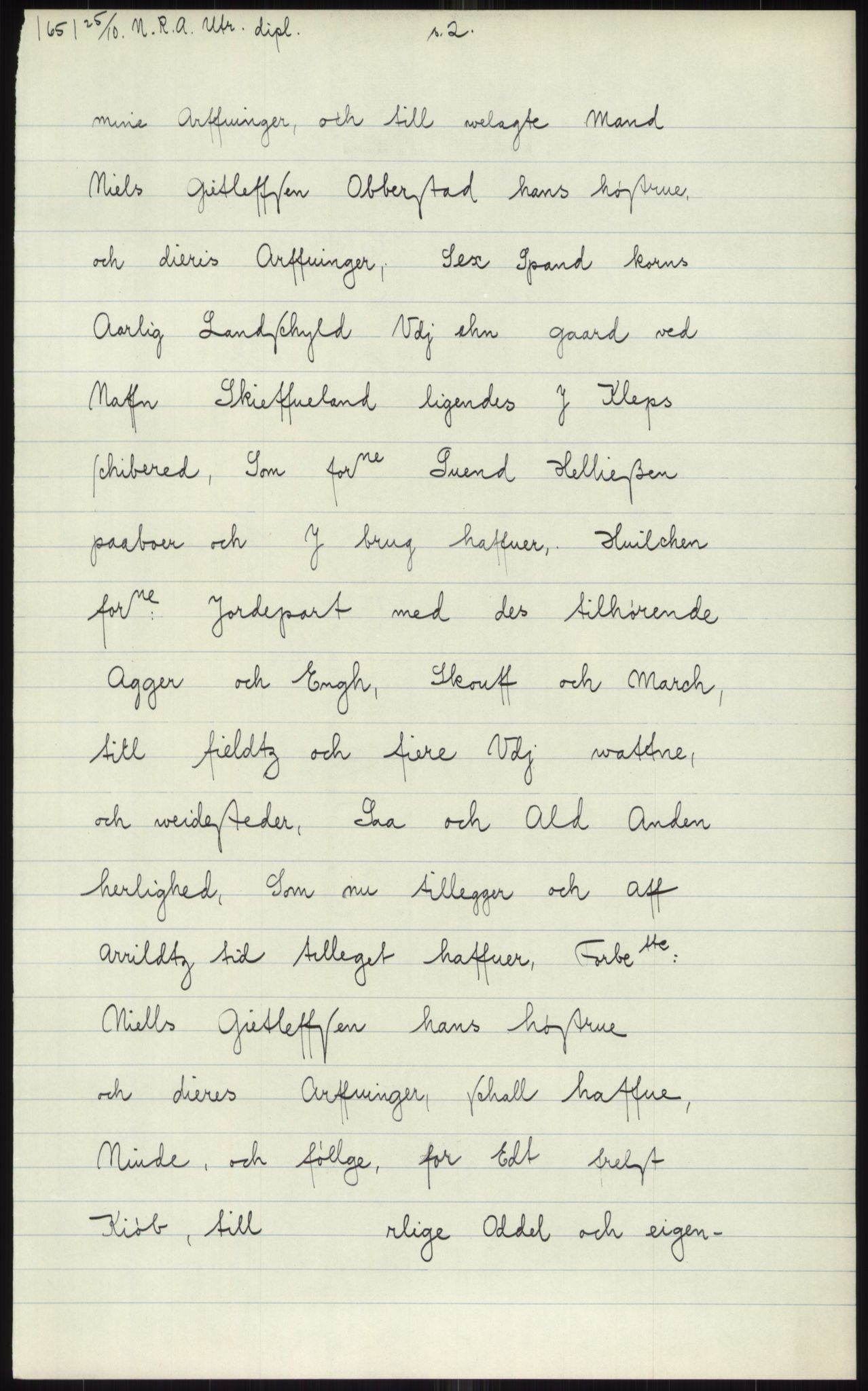 Samlinger til kildeutgivelse, Diplomavskriftsamlingen, AV/RA-EA-4053/H/Ha, p. 2428