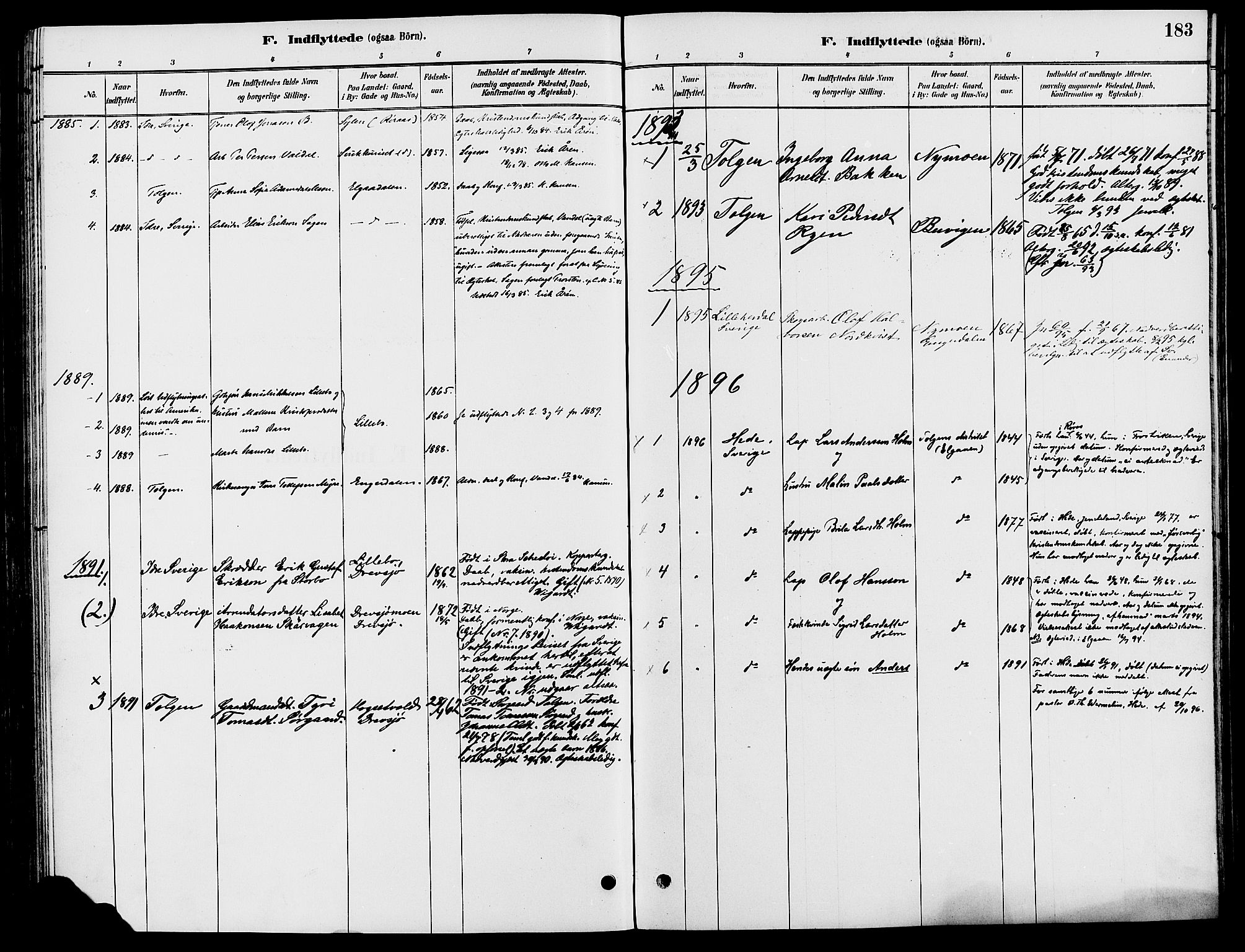 Engerdal prestekontor, AV/SAH-PREST-048/H/Ha/Haa/L0001: Parish register (official) no. 1, 1881-1898, p. 183