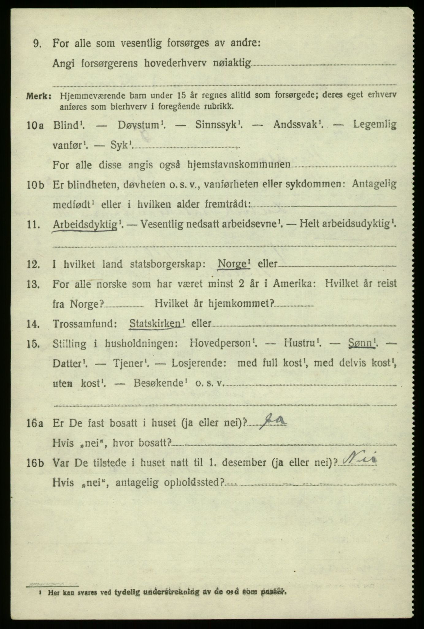 SAB, 1920 census for Herdla, 1920, p. 3822