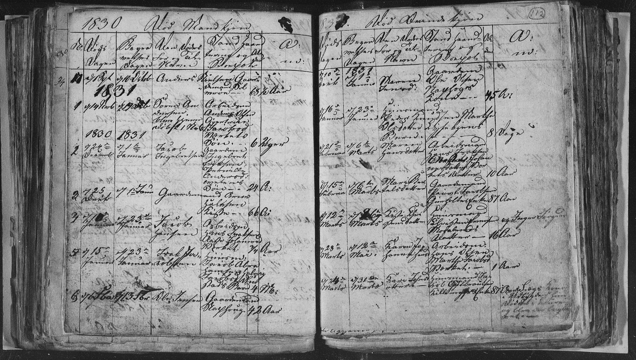 Siljan kirkebøker, SAKO/A-300/G/Ga/L0001: Parish register (copy) no. 1, 1827-1847, p. 112