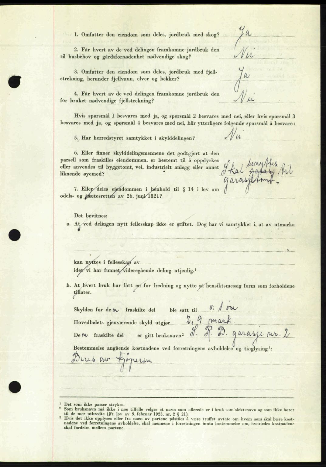 Romsdal sorenskriveri, SAT/A-4149/1/2/2C: Mortgage book no. A24, 1947-1947, Diary no: : 3138/1947