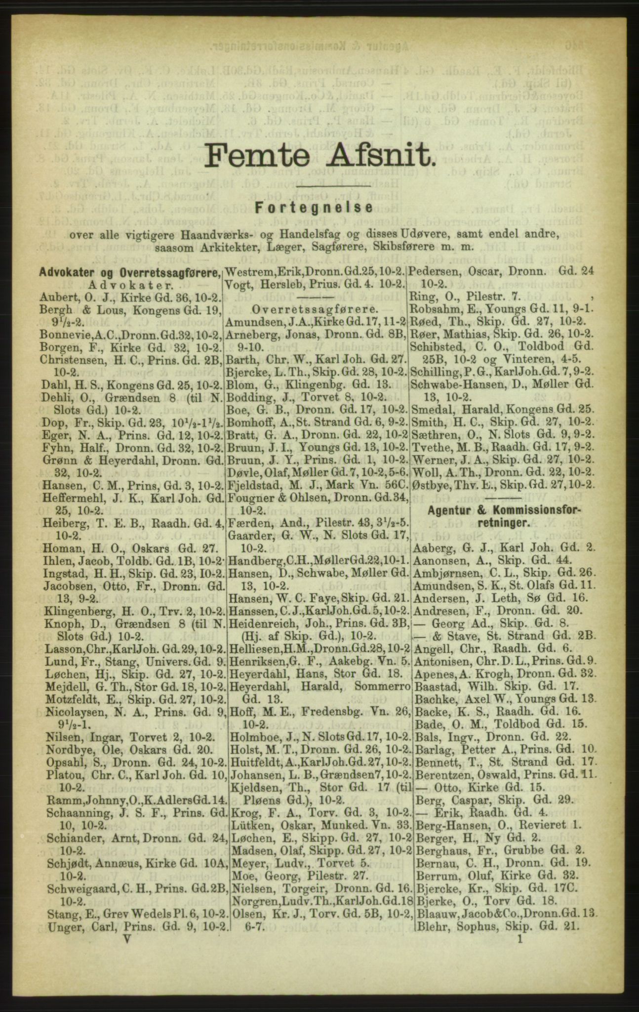 Kristiania/Oslo adressebok, PUBL/-, 1886, p. 545