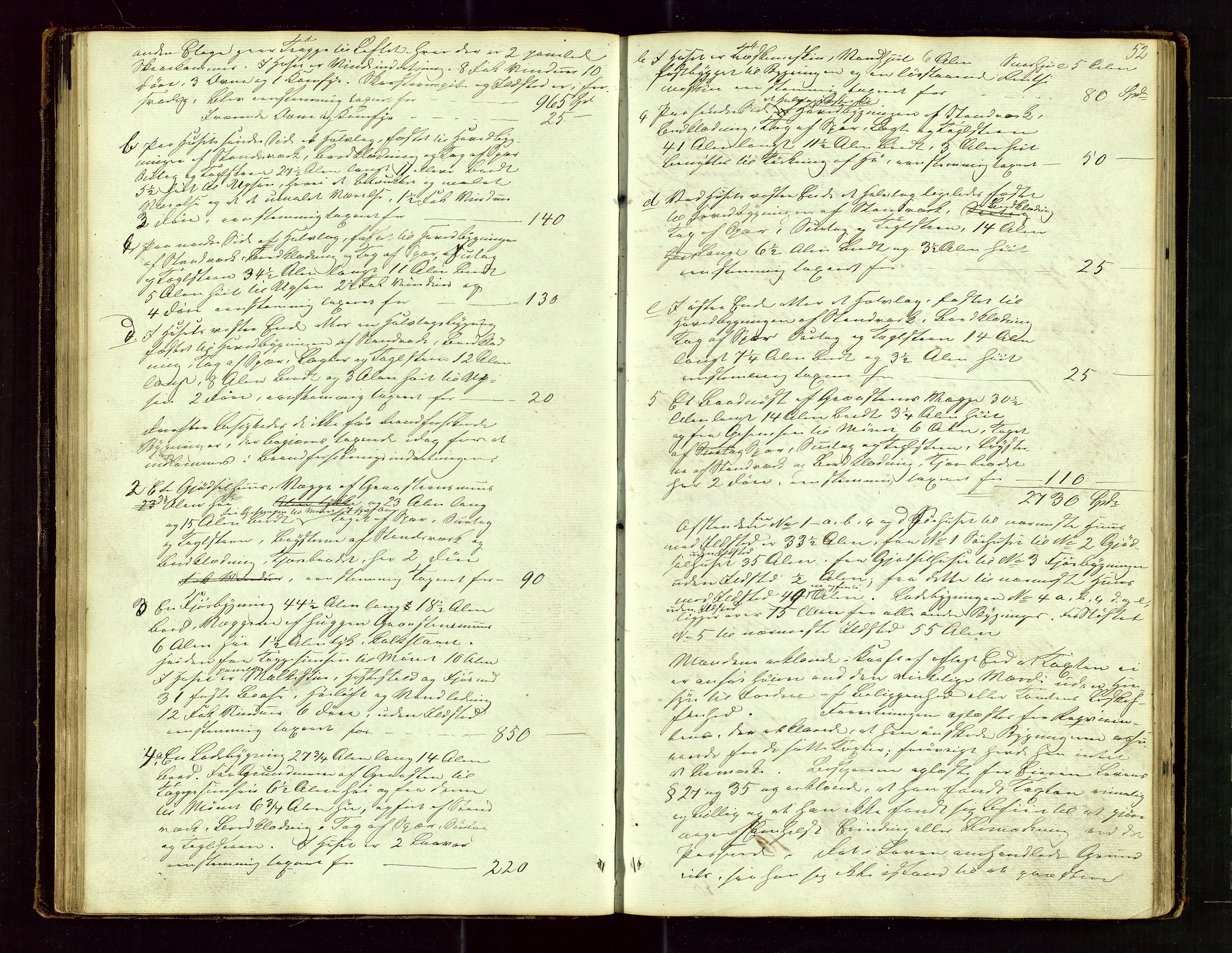 Rennesøy lensmannskontor, AV/SAST-A-100165/Goa/L0001: "Brandtaxations-Protocol for Rennesøe Thinglag", 1846-1923, p. 51b-52a