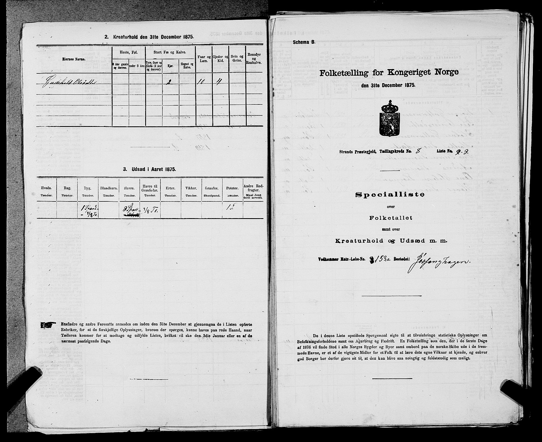 SAST, 1875 census for 1130P Strand, 1875, p. 726