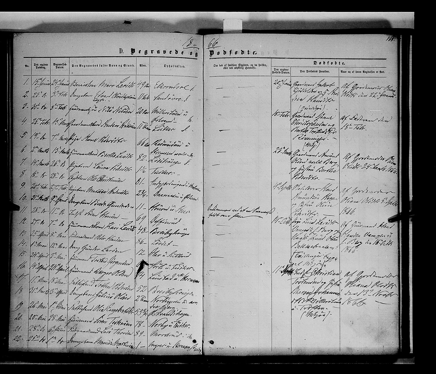 Nord-Odal prestekontor, SAH/PREST-032/H/Ha/Haa/L0004: Parish register (official) no. 4, 1866-1873, p. 188