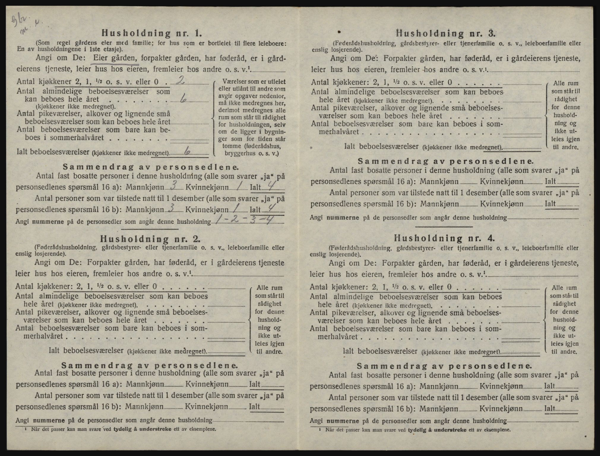 SAO, 1920 census for Øymark, 1920, p. 282