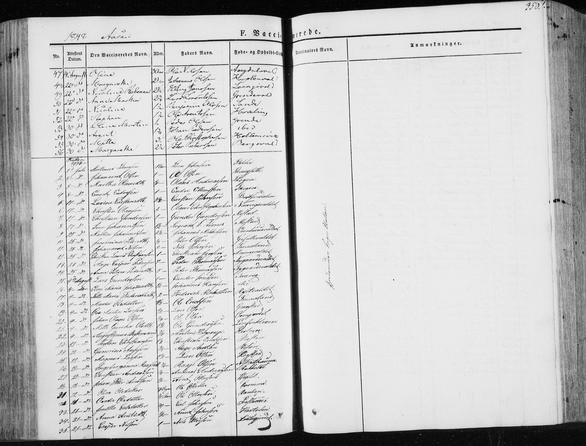 Ministerialprotokoller, klokkerbøker og fødselsregistre - Nord-Trøndelag, SAT/A-1458/713/L0115: Parish register (official) no. 713A06, 1838-1851, p. 350