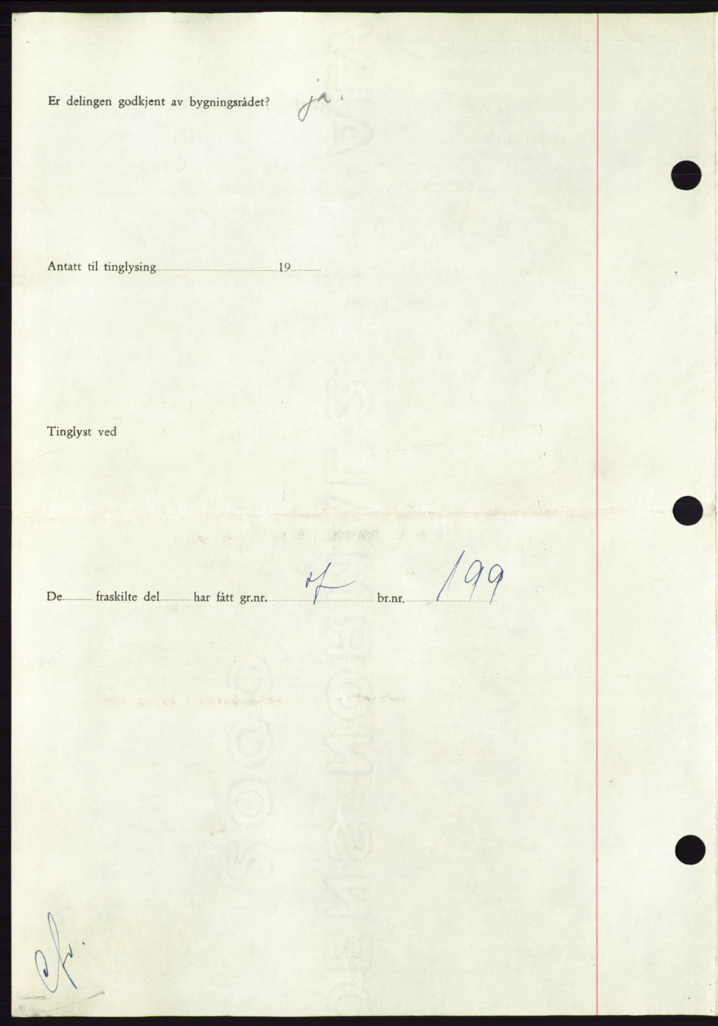 Søre Sunnmøre sorenskriveri, SAT/A-4122/1/2/2C/L0087: Mortgage book no. 13A, 1950-1950, Diary no: : 1018/1950
