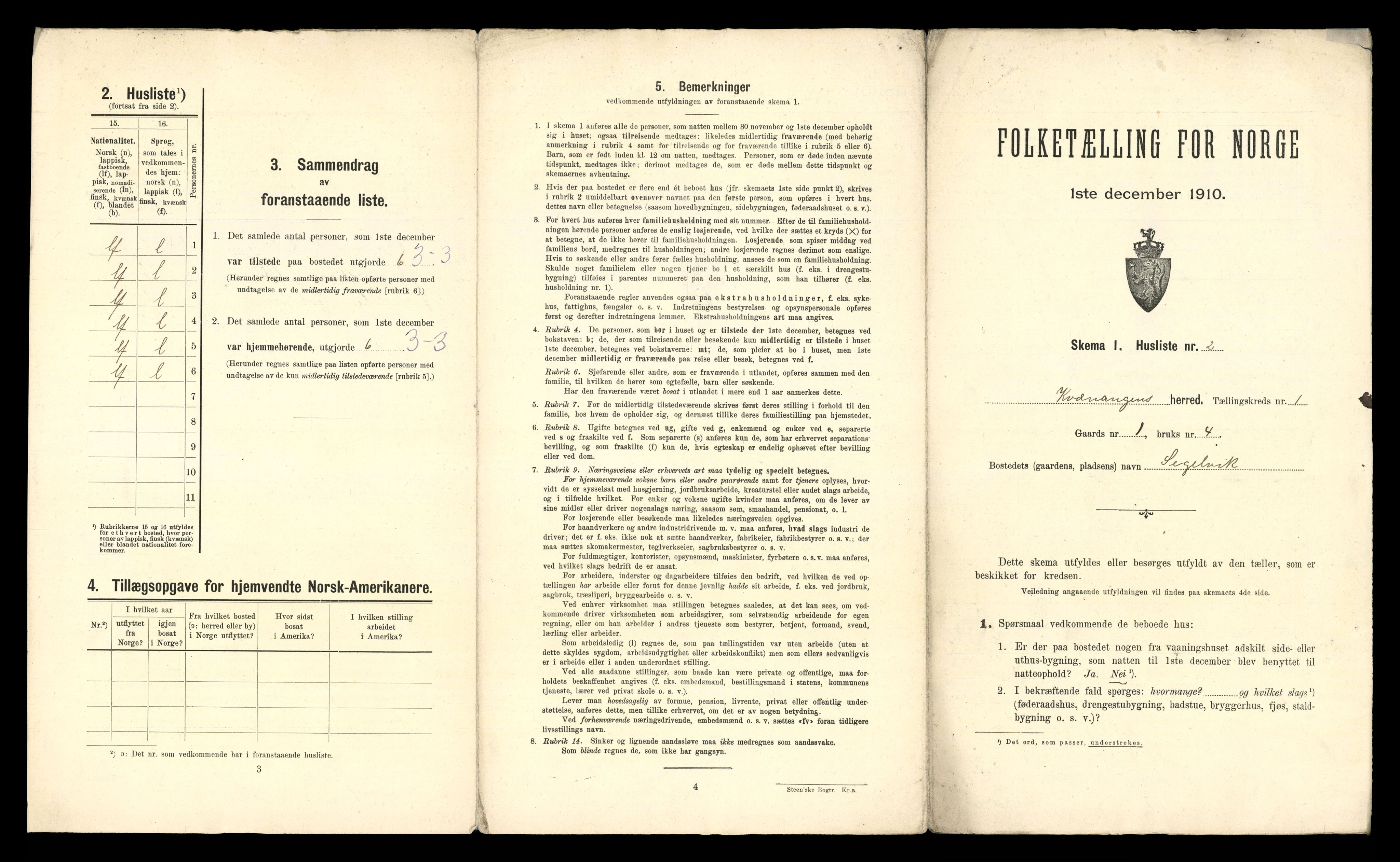 RA, 1910 census for Kvænangen, 1910, p. 26