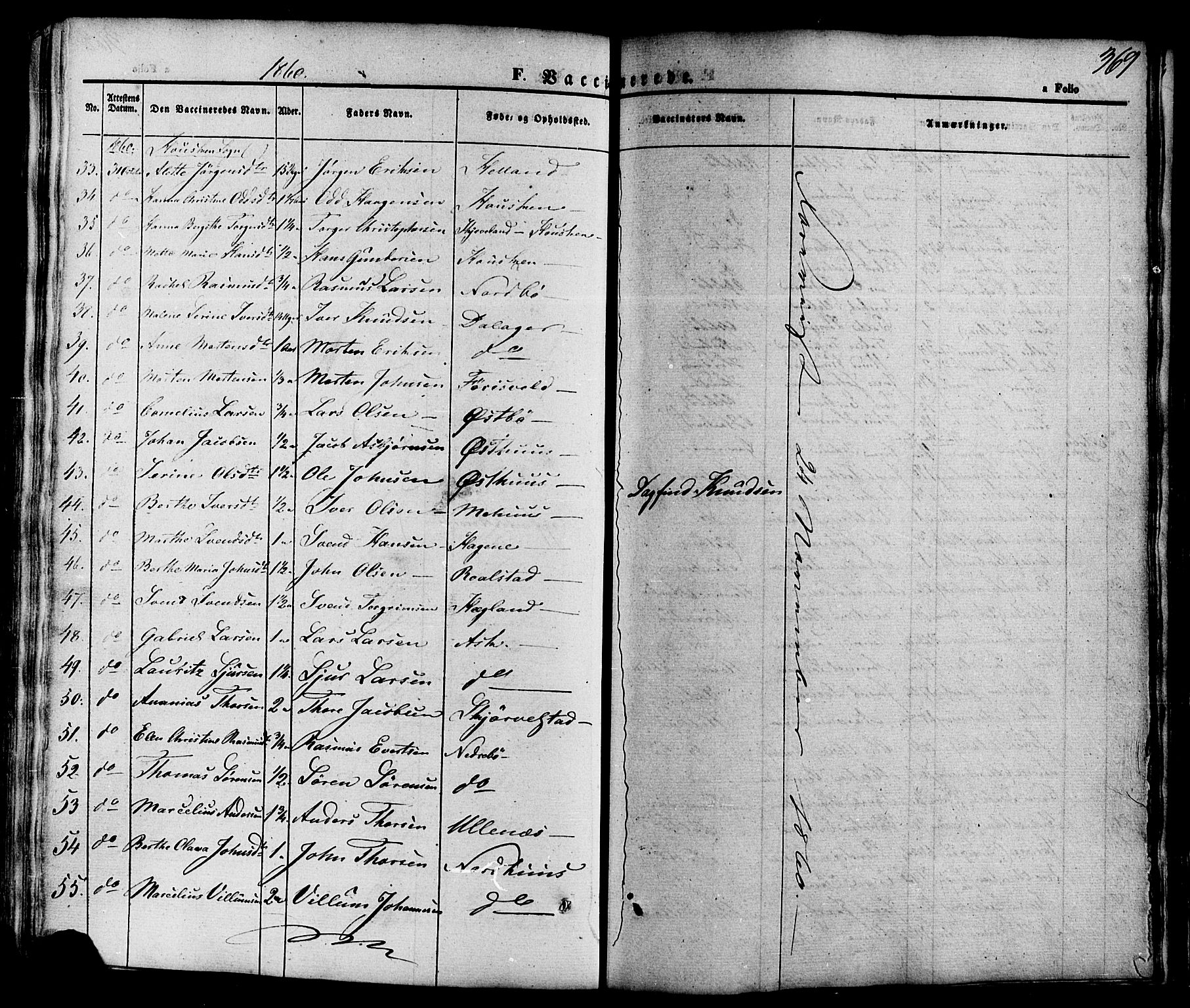 Rennesøy sokneprestkontor, SAST/A -101827/H/Ha/Haa/L0006: Parish register (official) no. A 6, 1860-1878, p. 369