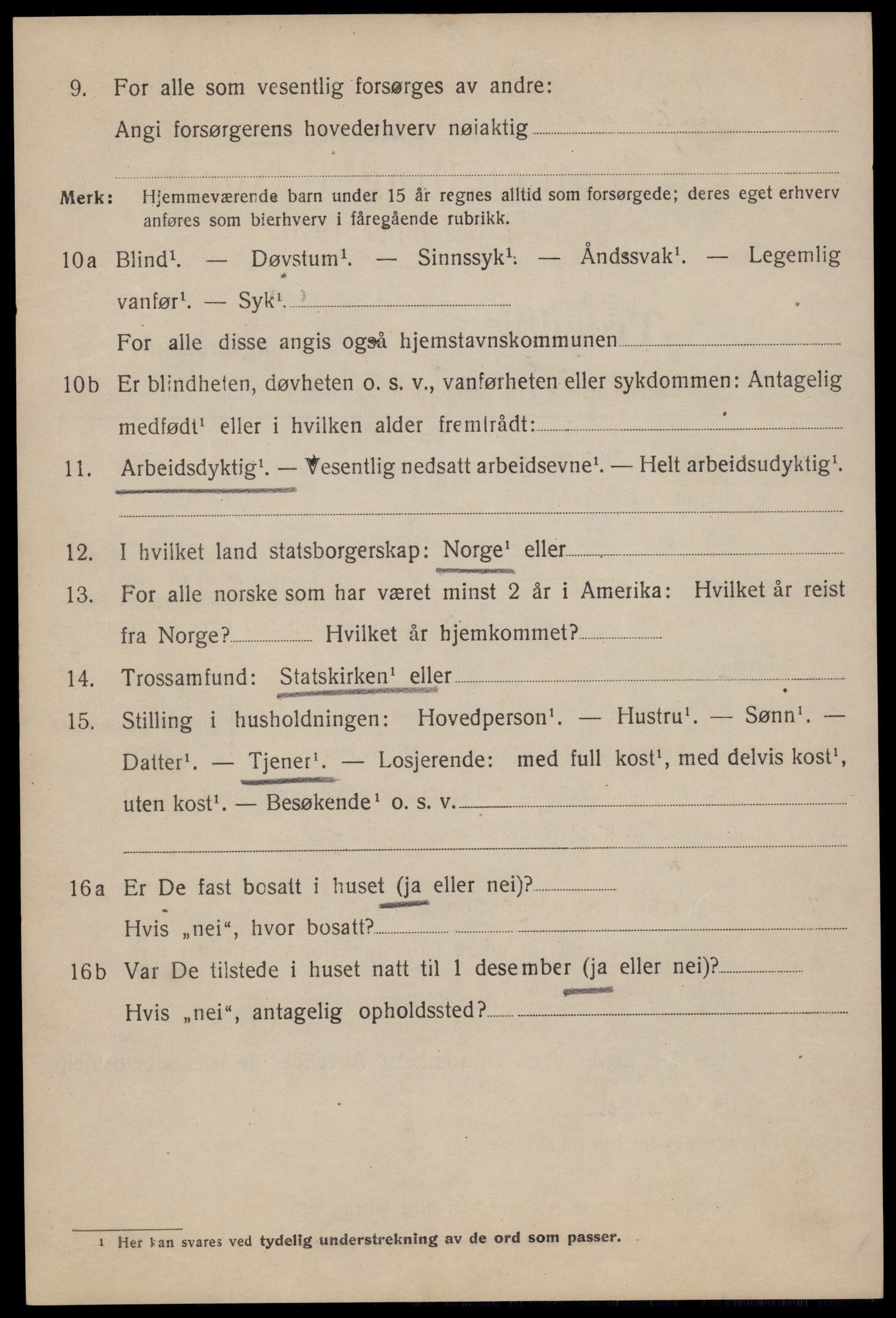 SAT, 1920 census for Trondheim, 1920, p. 89455