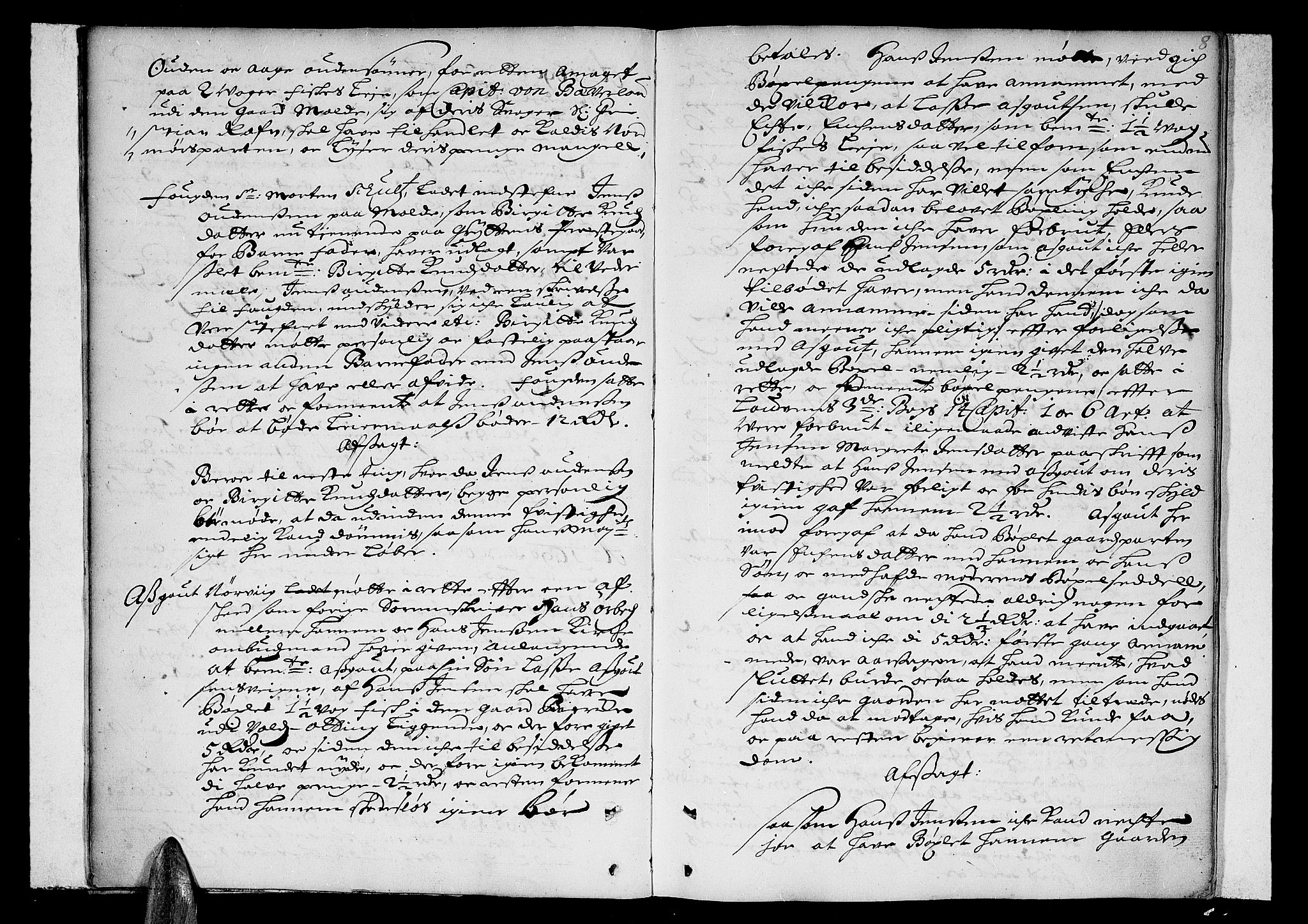 Romsdal sorenskriveri, SAT/A-4149/1/1/1A/L0002: Tingbok, 1690-1693, p. 7b-8a