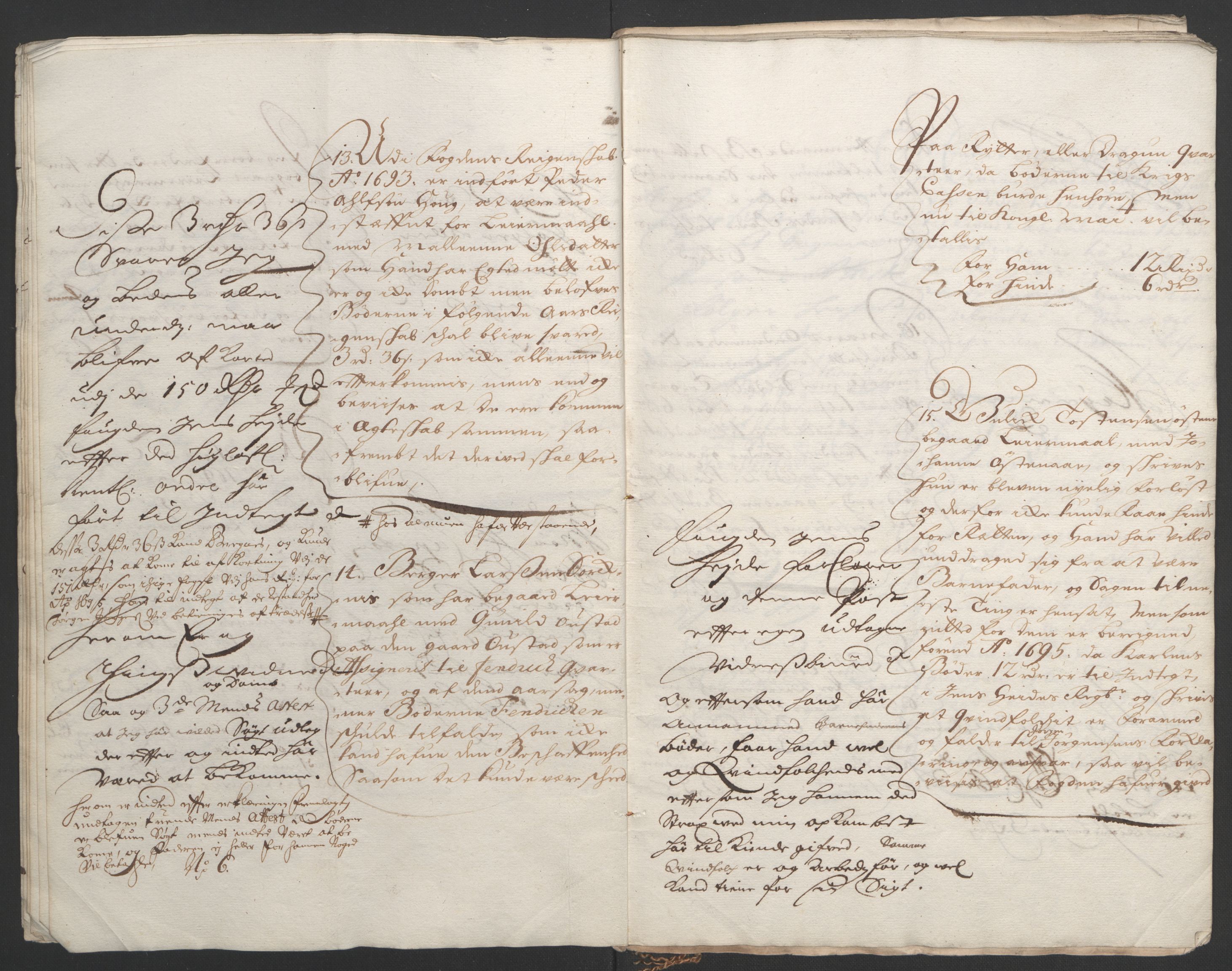Rentekammeret inntil 1814, Reviderte regnskaper, Fogderegnskap, AV/RA-EA-4092/R13/L0831: Fogderegnskap Solør, Odal og Østerdal, 1693, p. 371
