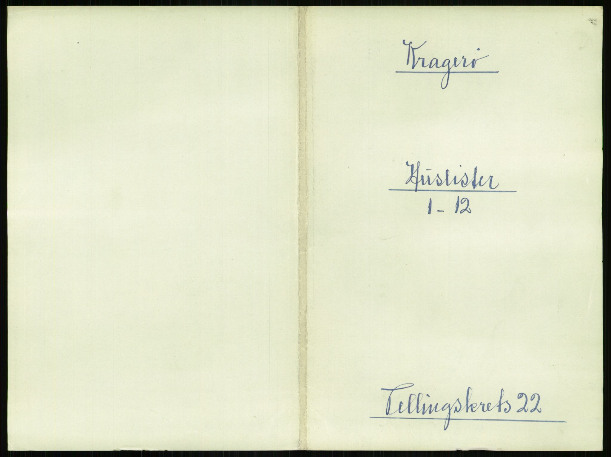 RA, 1891 census for 0801 Kragerø, 1891, p. 858