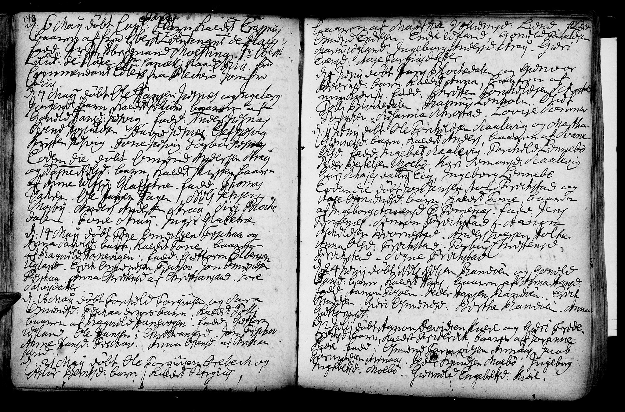 Oddernes sokneprestkontor, AV/SAK-1111-0033/F/Fa/Faa/L0002: Parish register (official) no. A 2, 1719-1764, p. 142-143