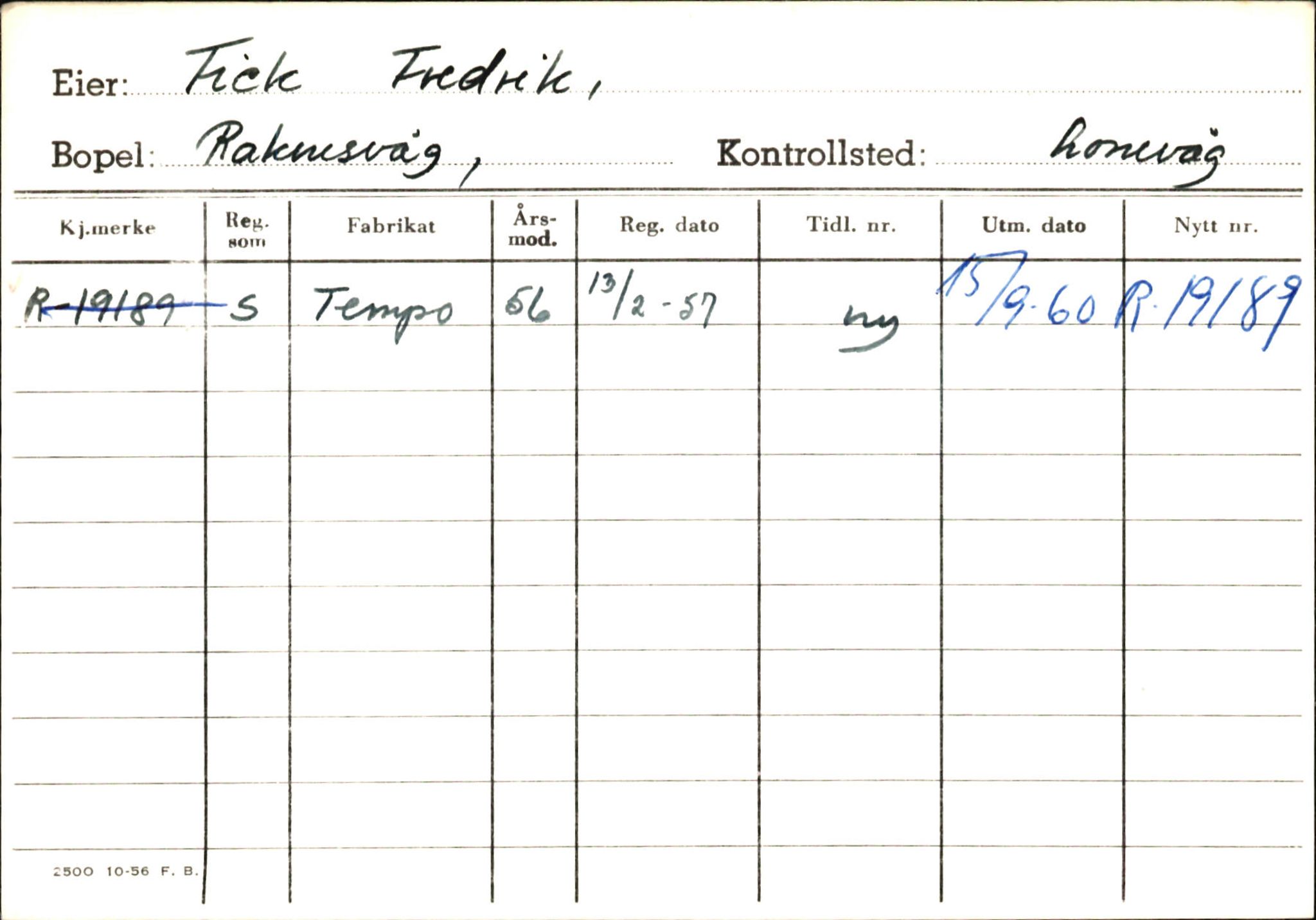 Statens vegvesen, Hordaland vegkontor, AV/SAB-A-5201/2/Ha/L0013: R-eierkort F, 1920-1971, p. 3