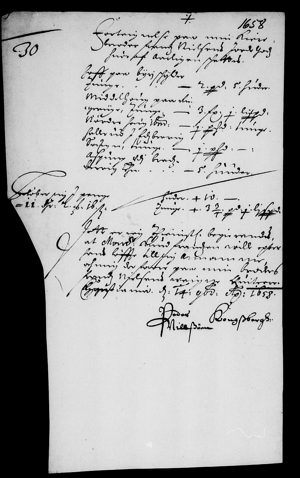 Rentekammeret inntil 1814, Reviderte regnskaper, Lensregnskaper, AV/RA-EA-5023/R/Rb/Rba/L0248: Akershus len, 1658-1659