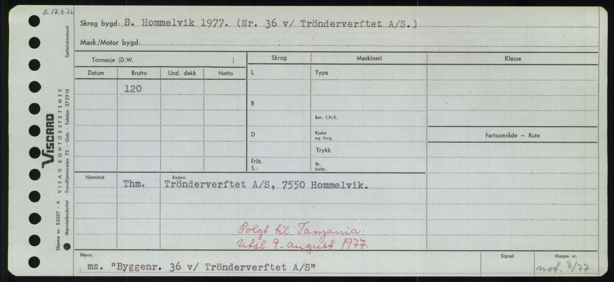 Sjøfartsdirektoratet med forløpere, Skipsmålingen, RA/S-1627/H/Hd/L0006: Fartøy, Byg-Båt, p. 697