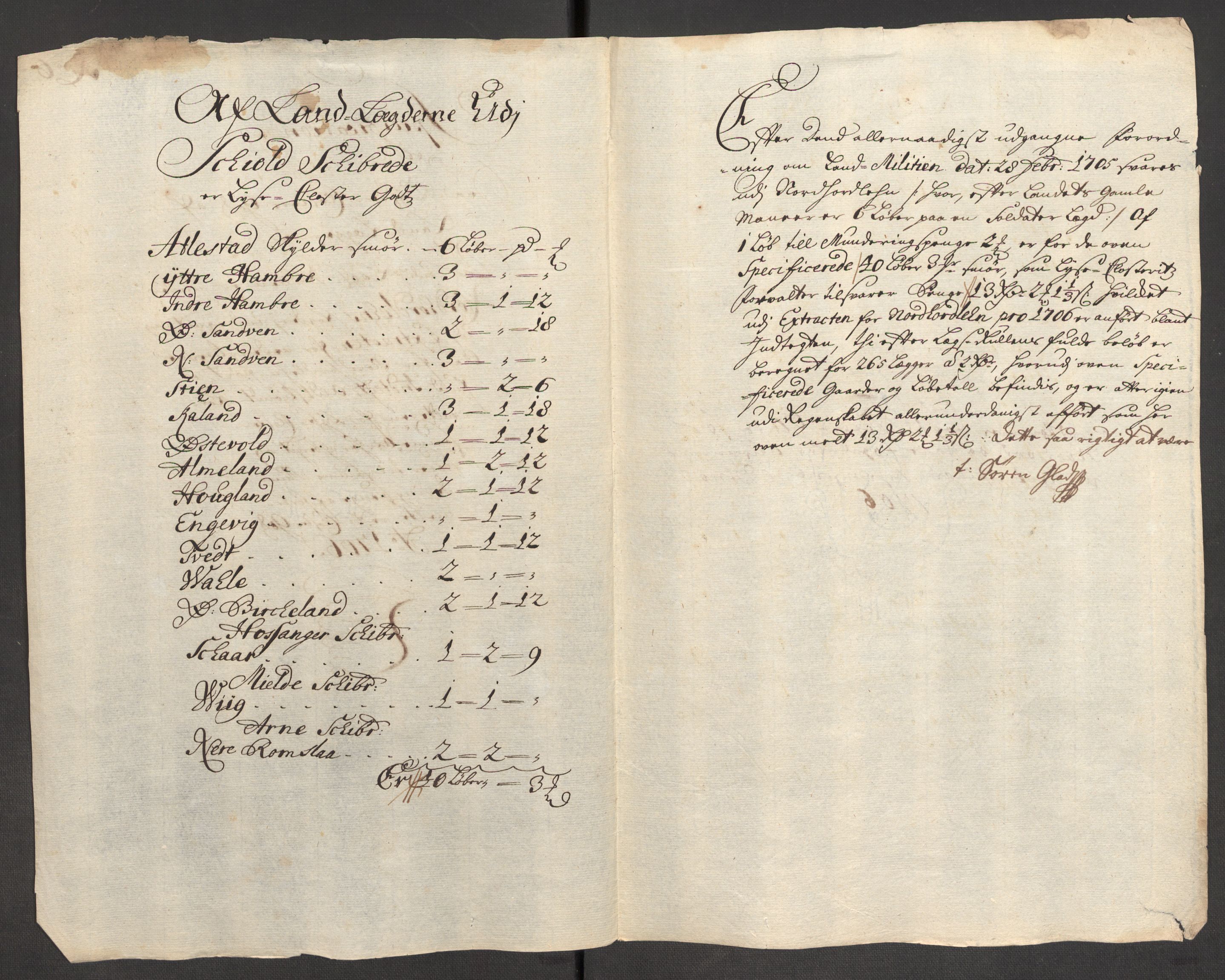 Rentekammeret inntil 1814, Reviderte regnskaper, Fogderegnskap, RA/EA-4092/R51/L3188: Fogderegnskap Nordhordland og Voss, 1706-1707, p. 30