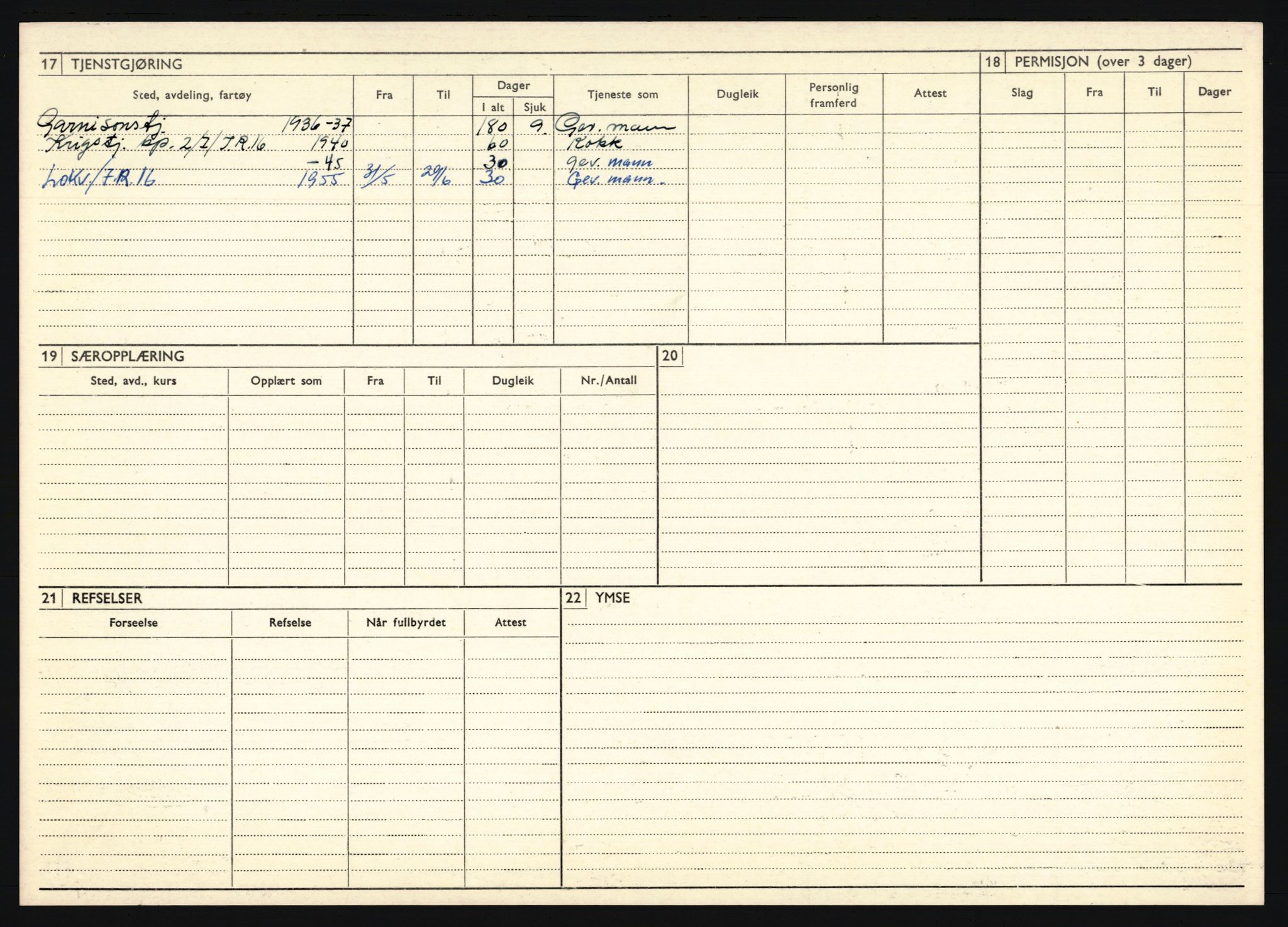 Forsvaret, Troms infanteriregiment nr. 16, AV/RA-RAFA-3146/P/Pa/L0020: Rulleblad for regimentets menige mannskaper, årsklasse 1936, 1936, p. 838