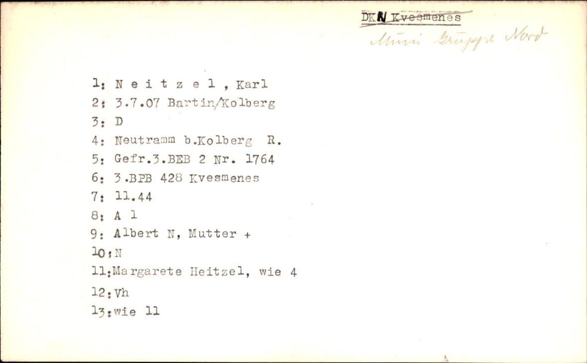Hjemsendte tyskere , RA/RAFA-6487/D/Da/L0003: Krause- Pauletta, 1945-1947, p. 909