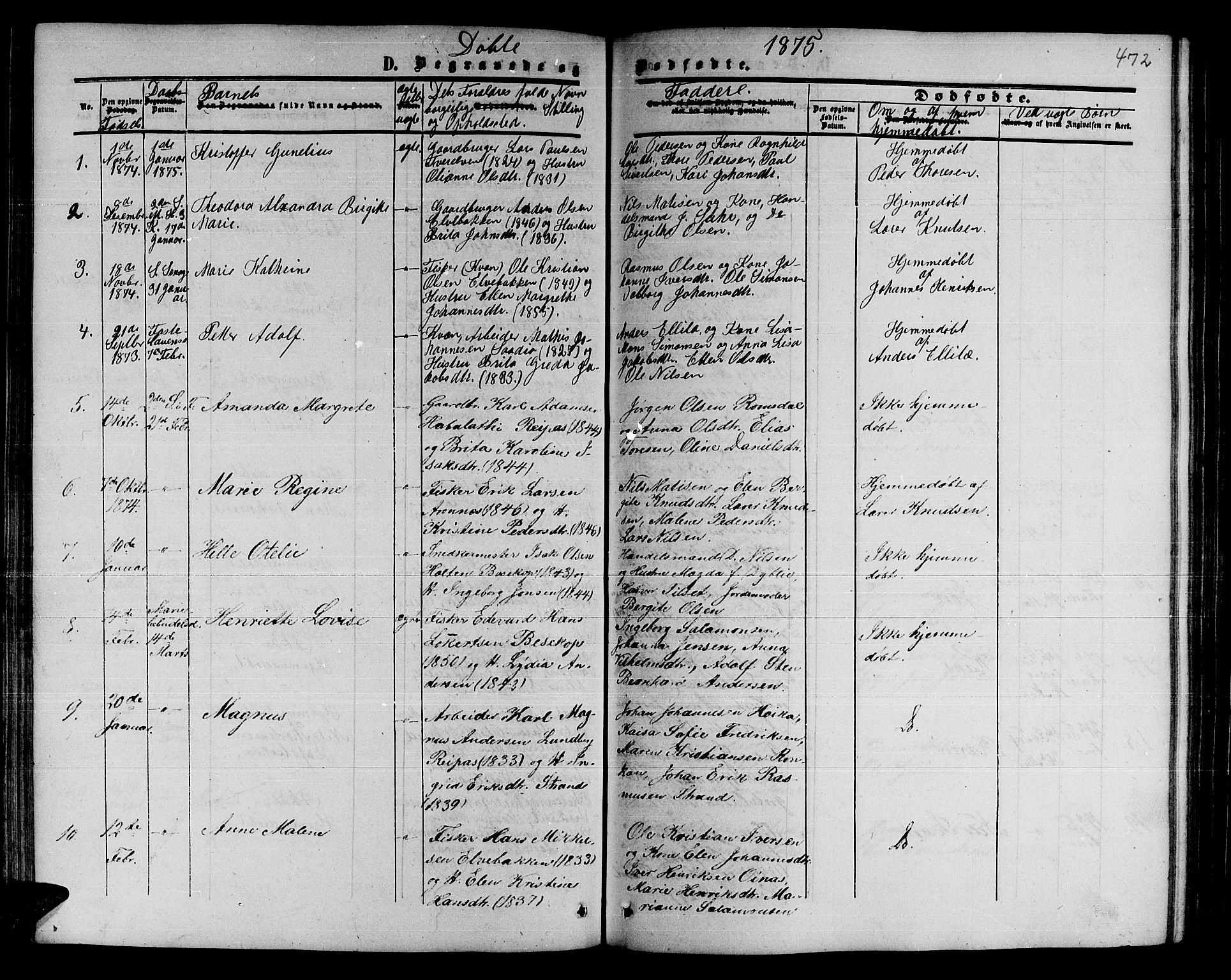 Alta sokneprestkontor, SATØ/S-1338/H/Hb/L0001.klokk: Parish register (copy) no. 1, 1858-1878, p. 471-472