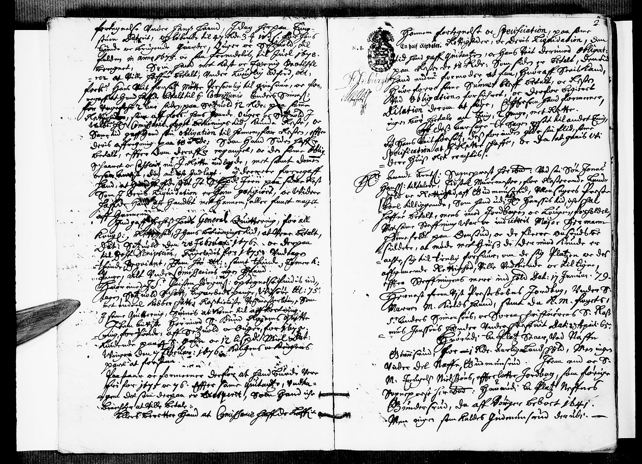 Øvre Romerike sorenskriveri, SAO/A-10649/F/Fb/L0019: Tingbok 19, 1679, p. 1b-2a