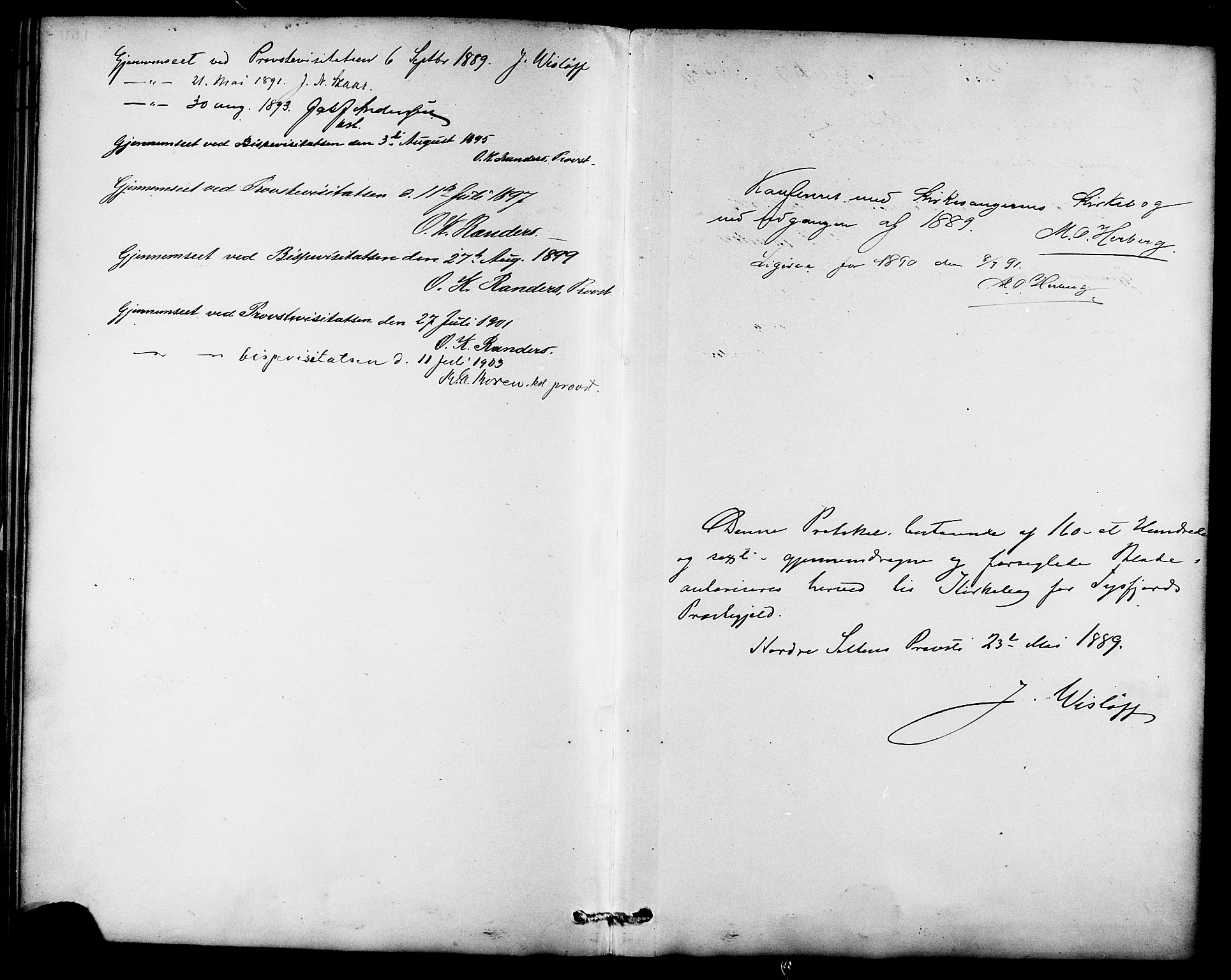 Ministerialprotokoller, klokkerbøker og fødselsregistre - Nordland, AV/SAT-A-1459/861/L0870: Parish register (official) no. 861A05, 1889-1903