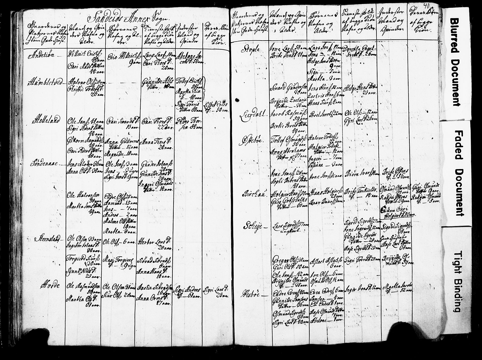 Fylkesmannen i Rogaland, AV/SAST-A-101928/99/3/325/325CA/L0016: SJELEREGISTER RYFYLKE PRESTEGJELD, 1758, p. 40
